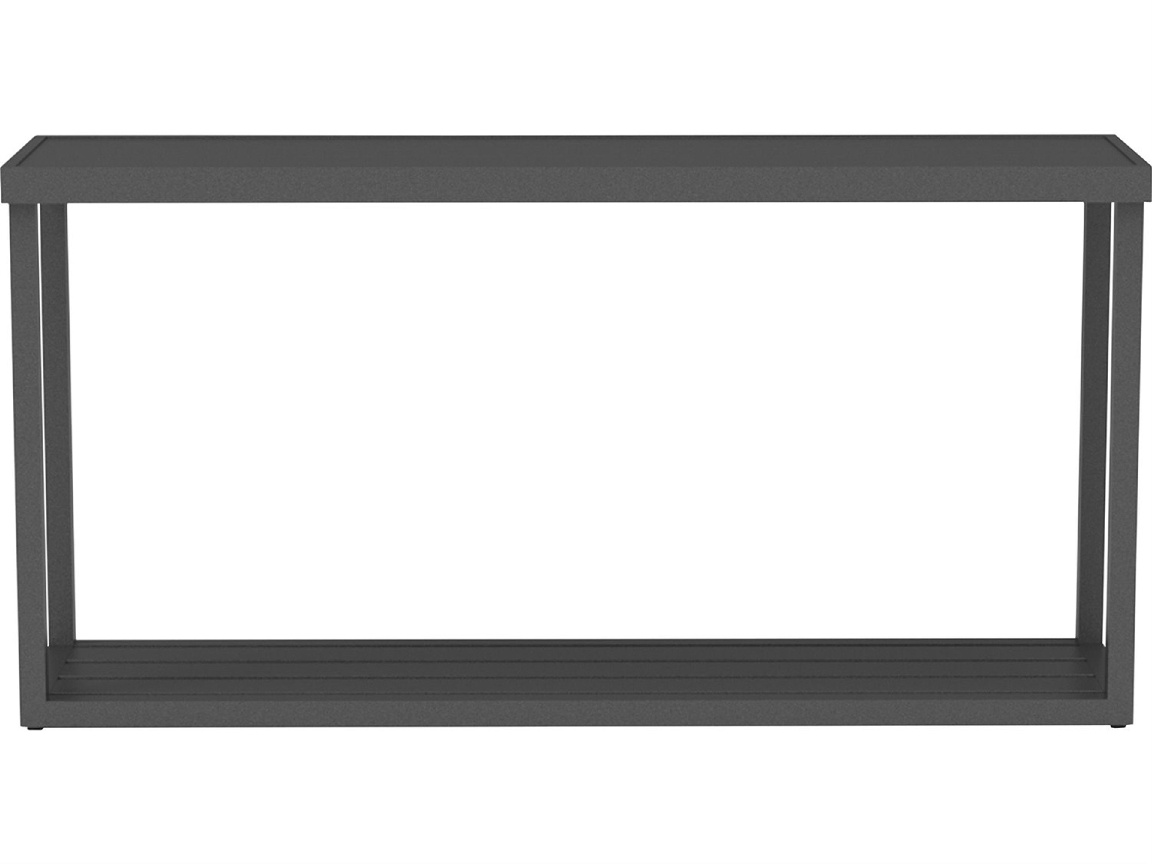 Lane Venture Bonavista Aluminum Console Table- Slat Top