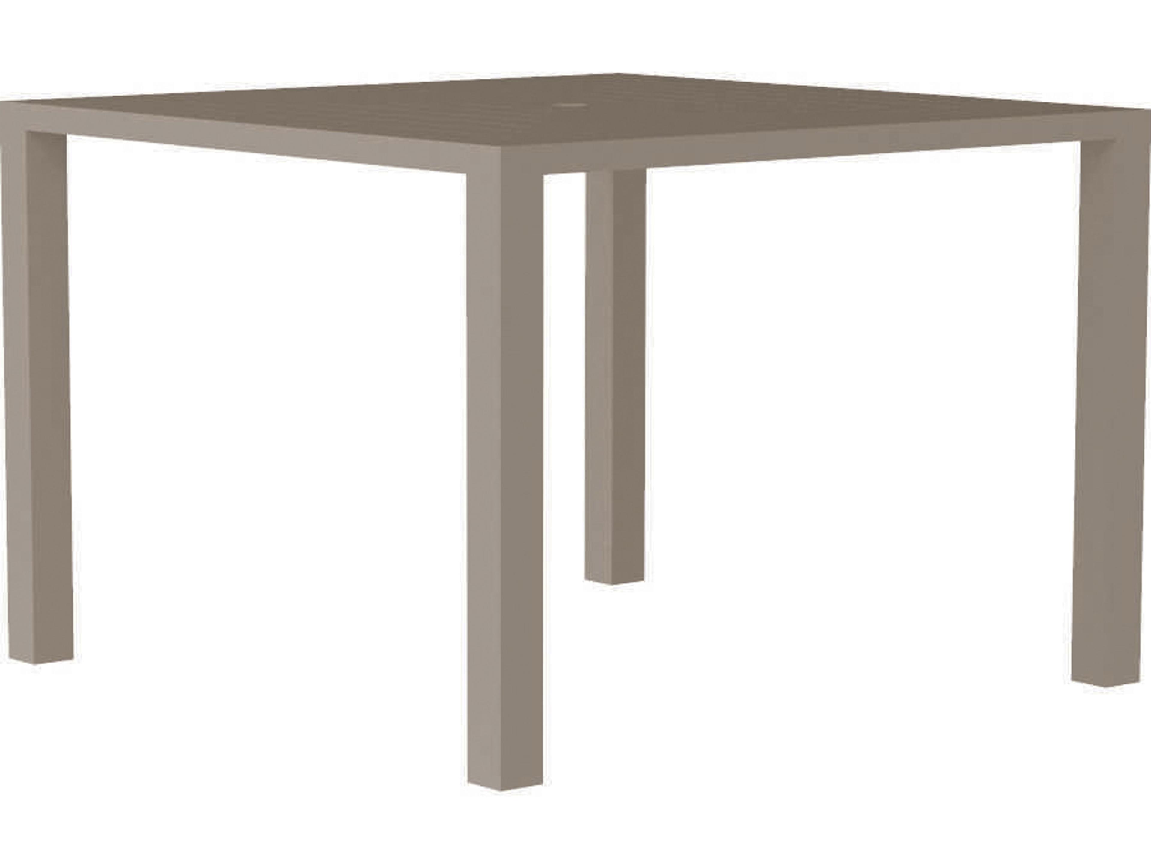 Contempo Aluminum Square Patio Dining Table