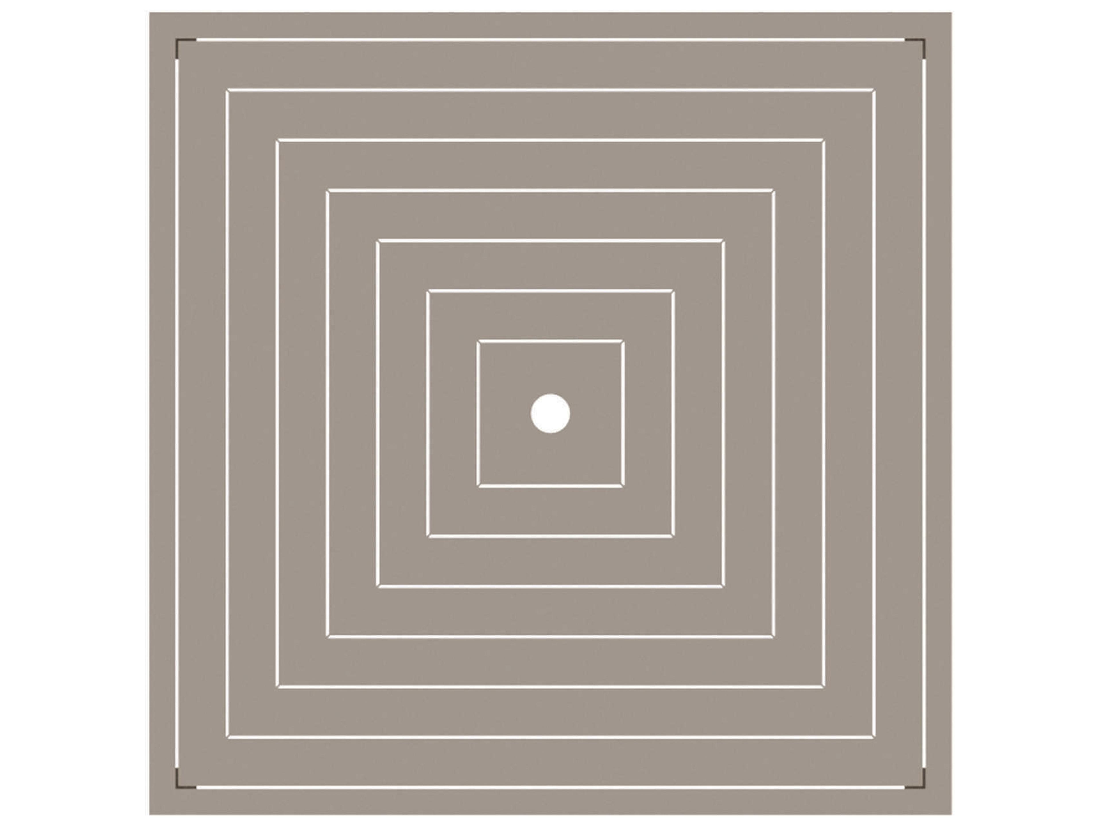 Lane Venture Contempo Aluminum Square Patio Dining Table