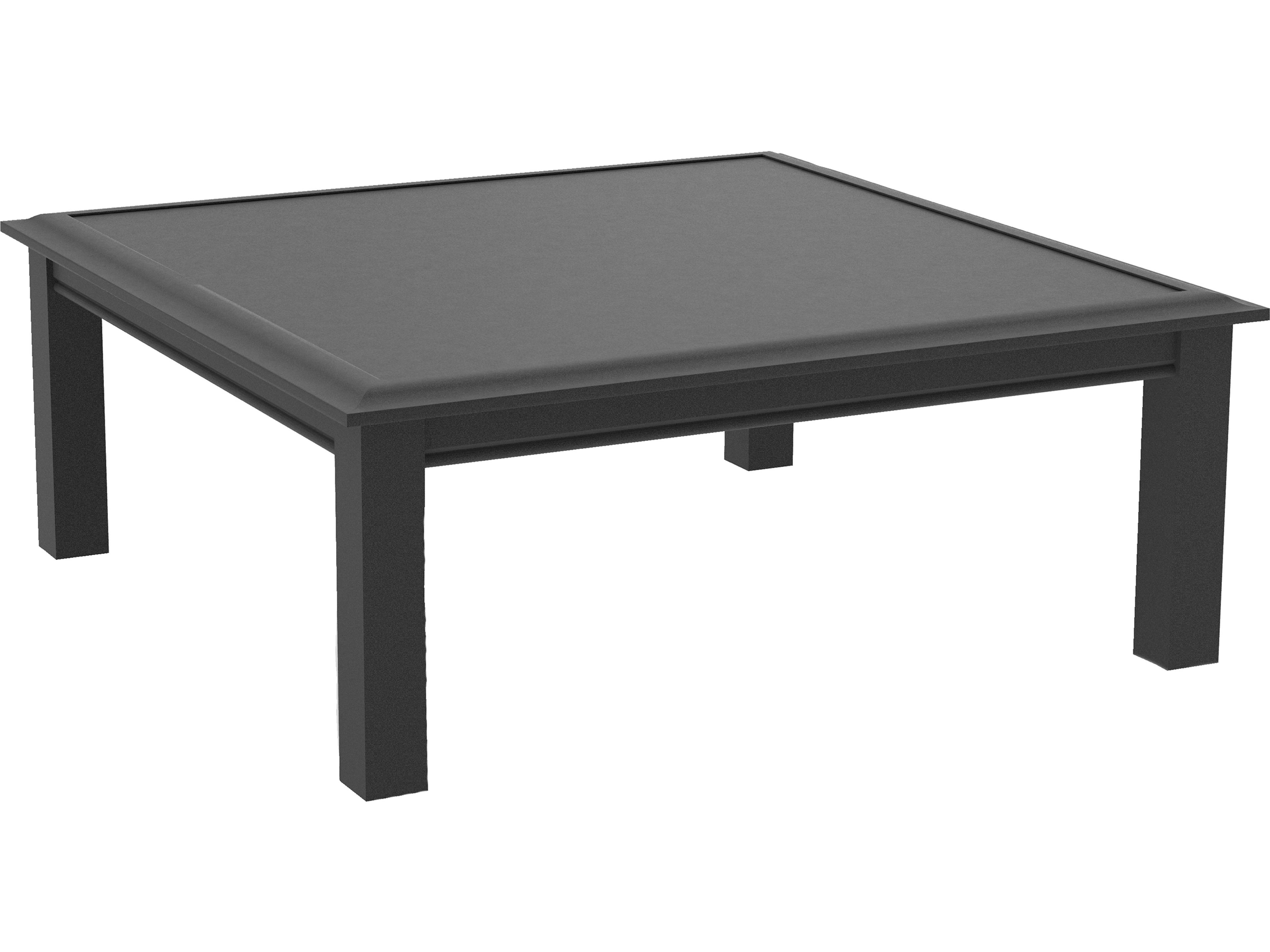 Livingston Aluminum Square Patio Coffee Table