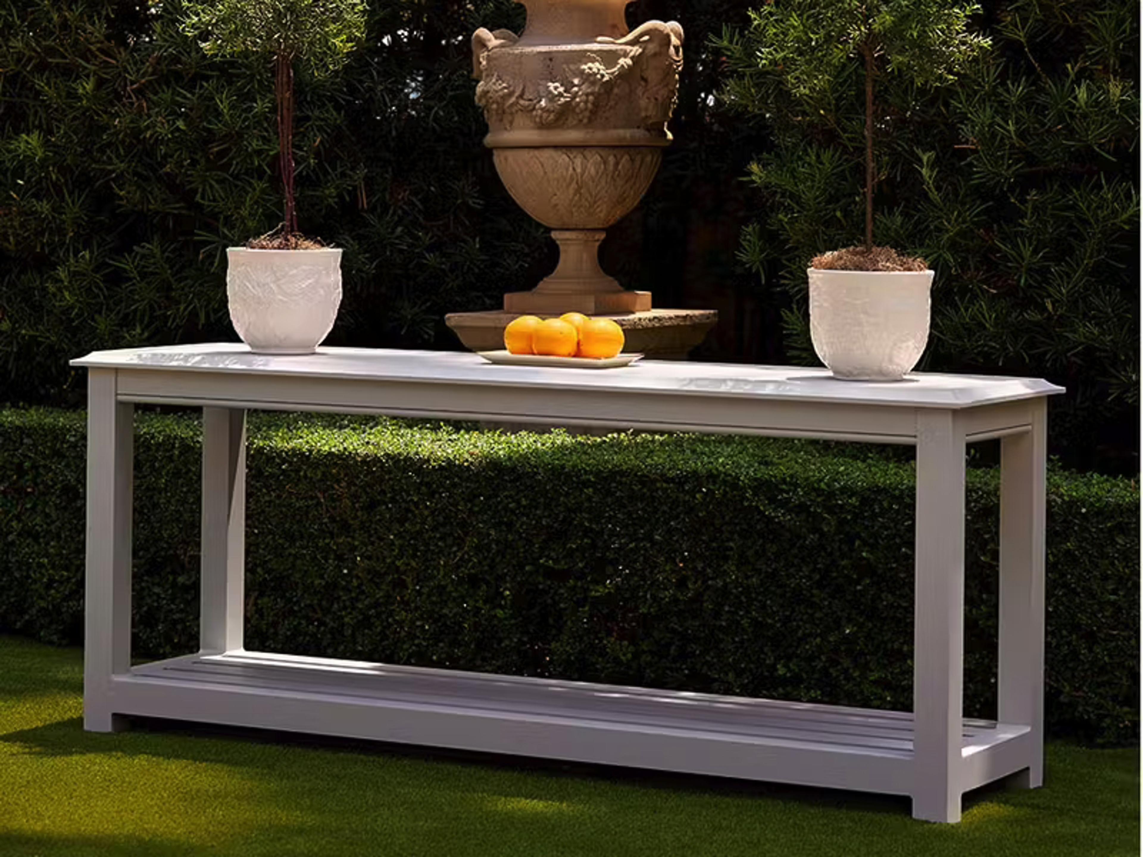 Lane Venture Livingston Aluminum Console Table