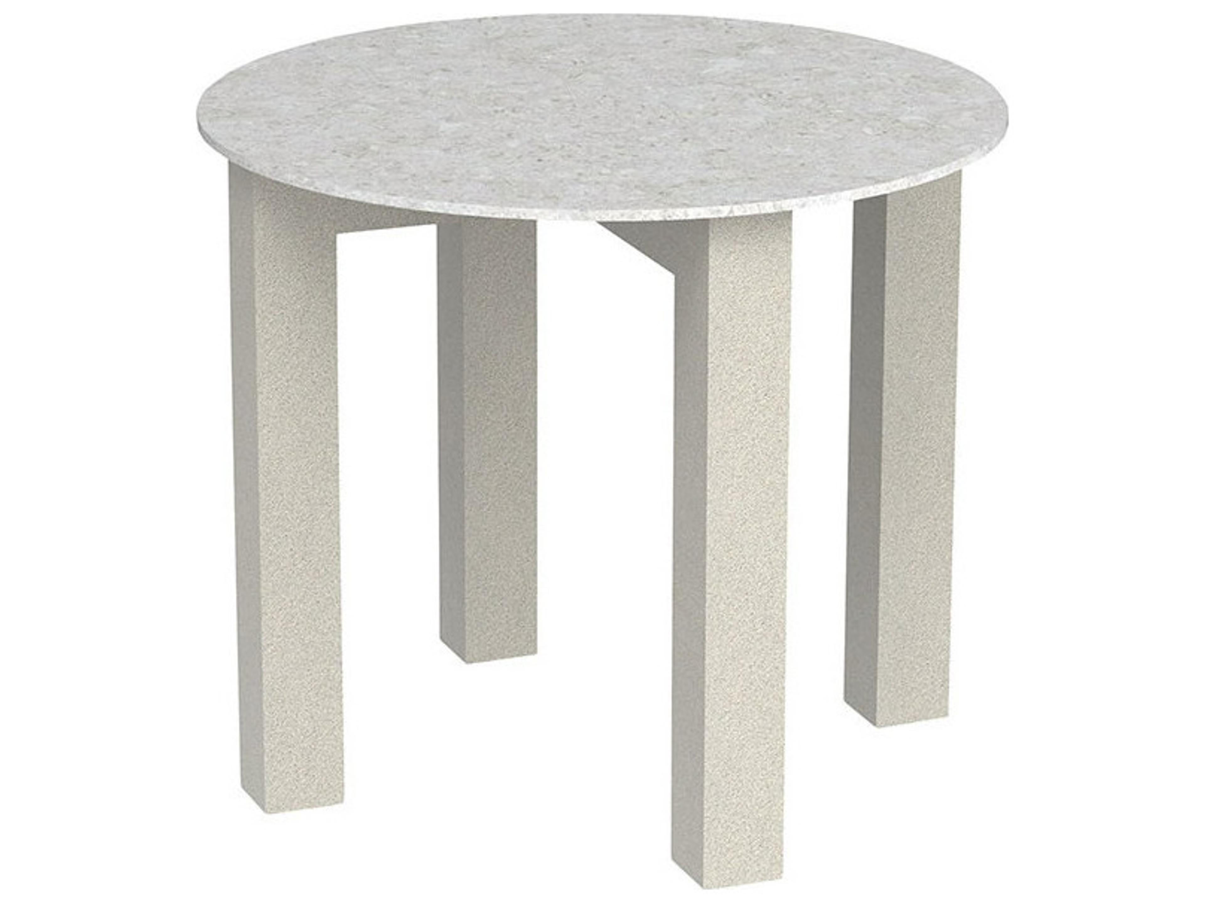 Jasper Aluminum Round End Table