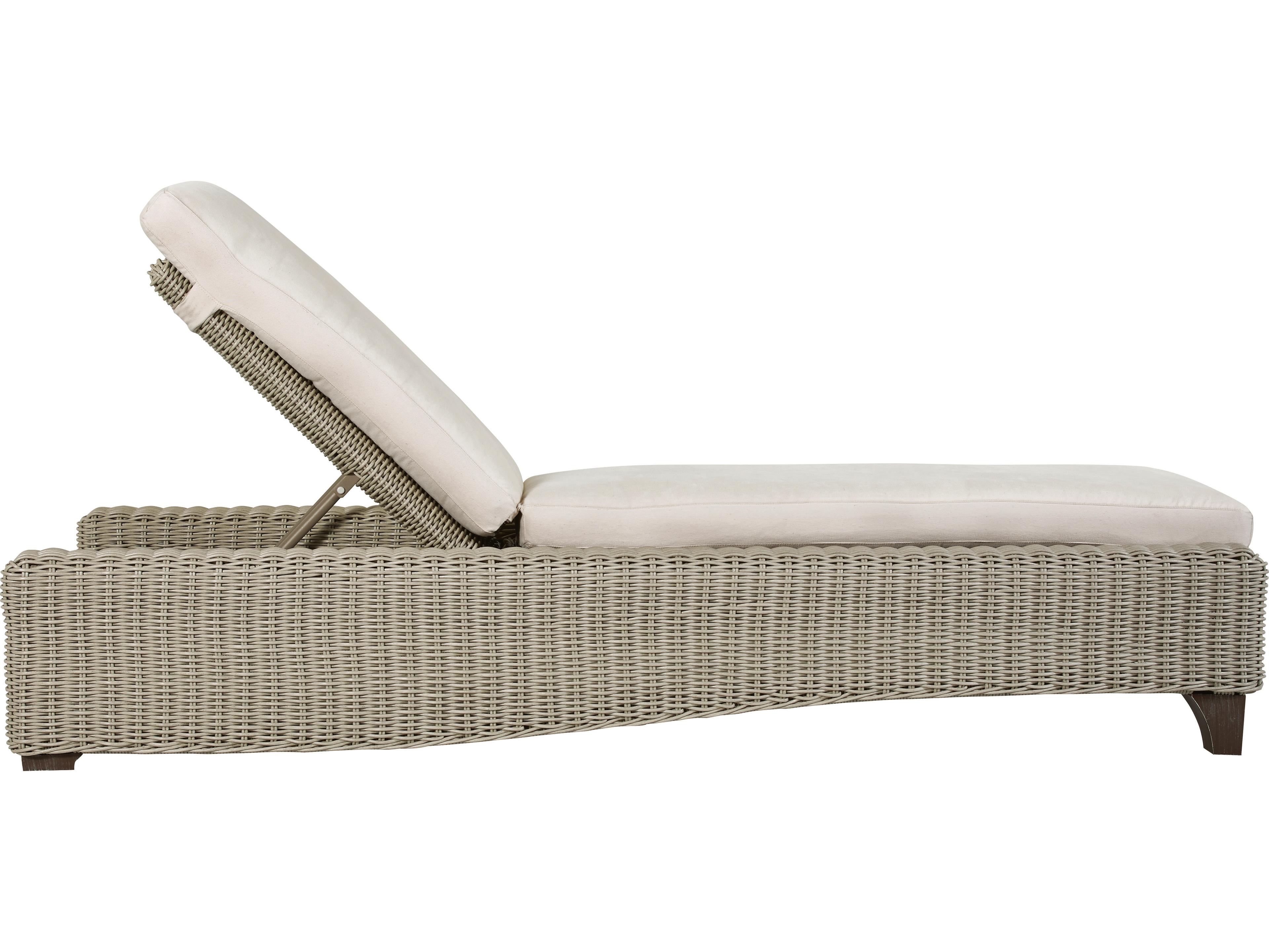 Requisite Wicker Adjustable Outdoor Chaise Lounge