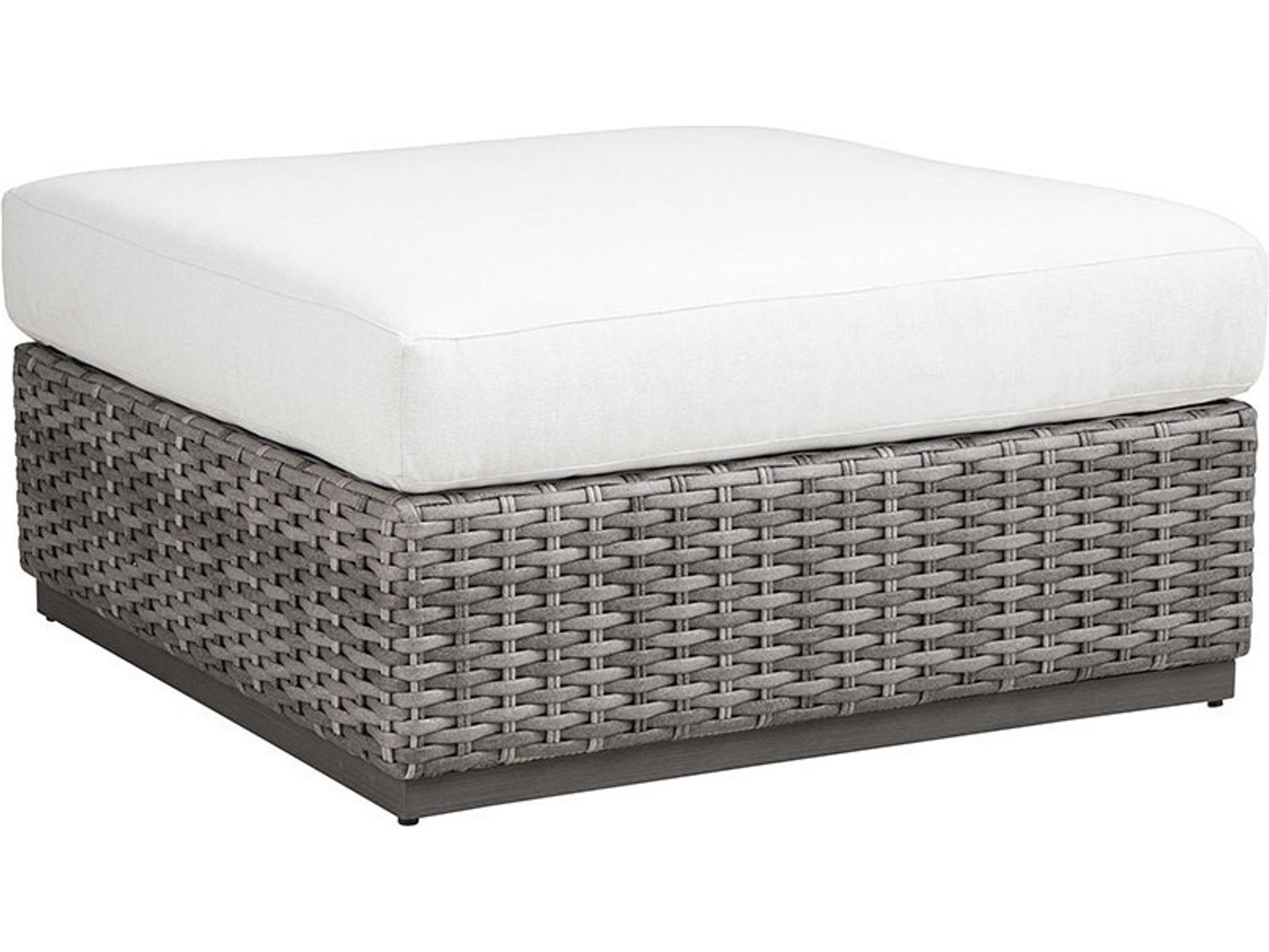 Hyannis Wicker Ottoman