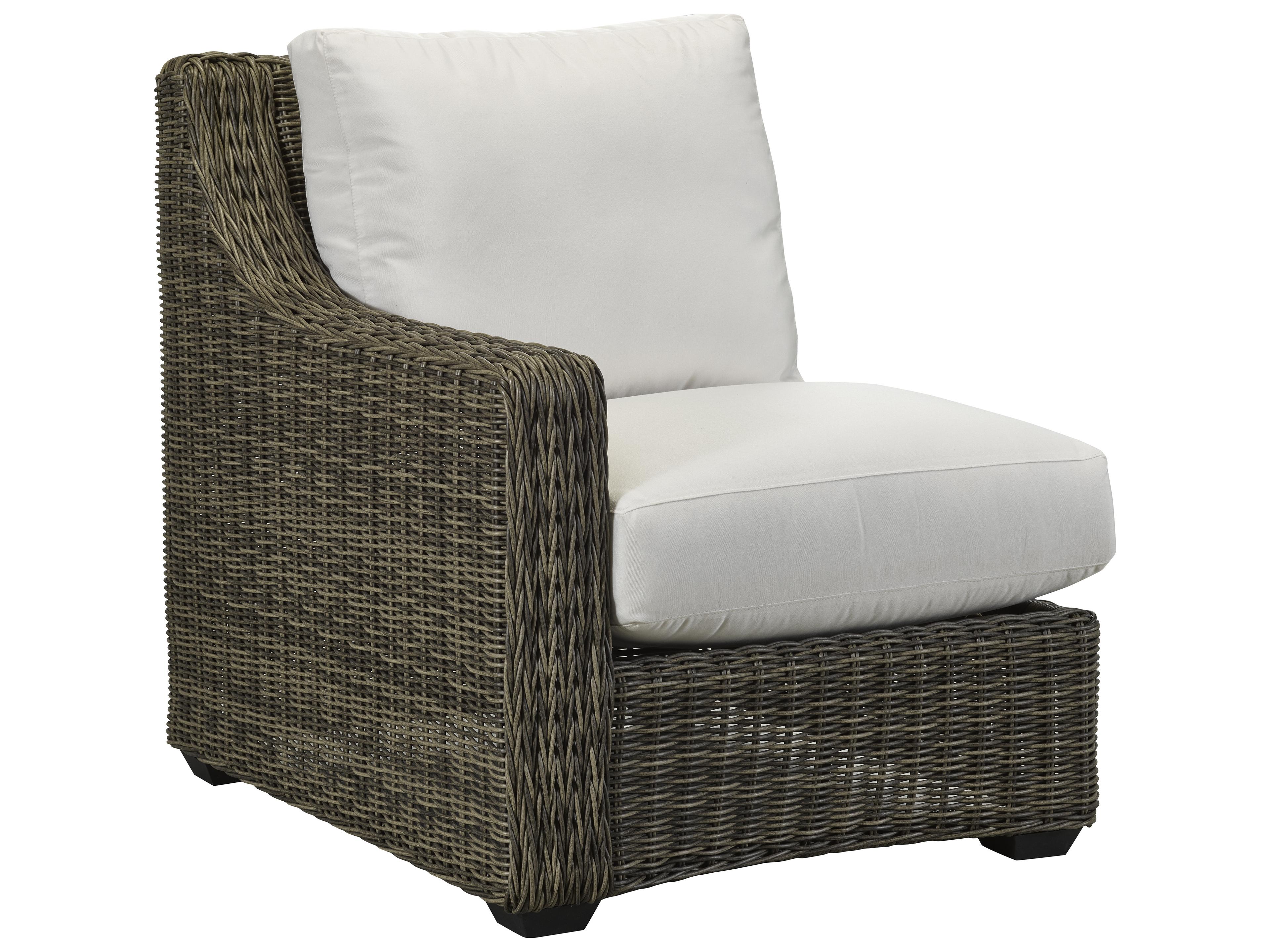 Oasis One Arm Sectional Chair Woven Outdoor
