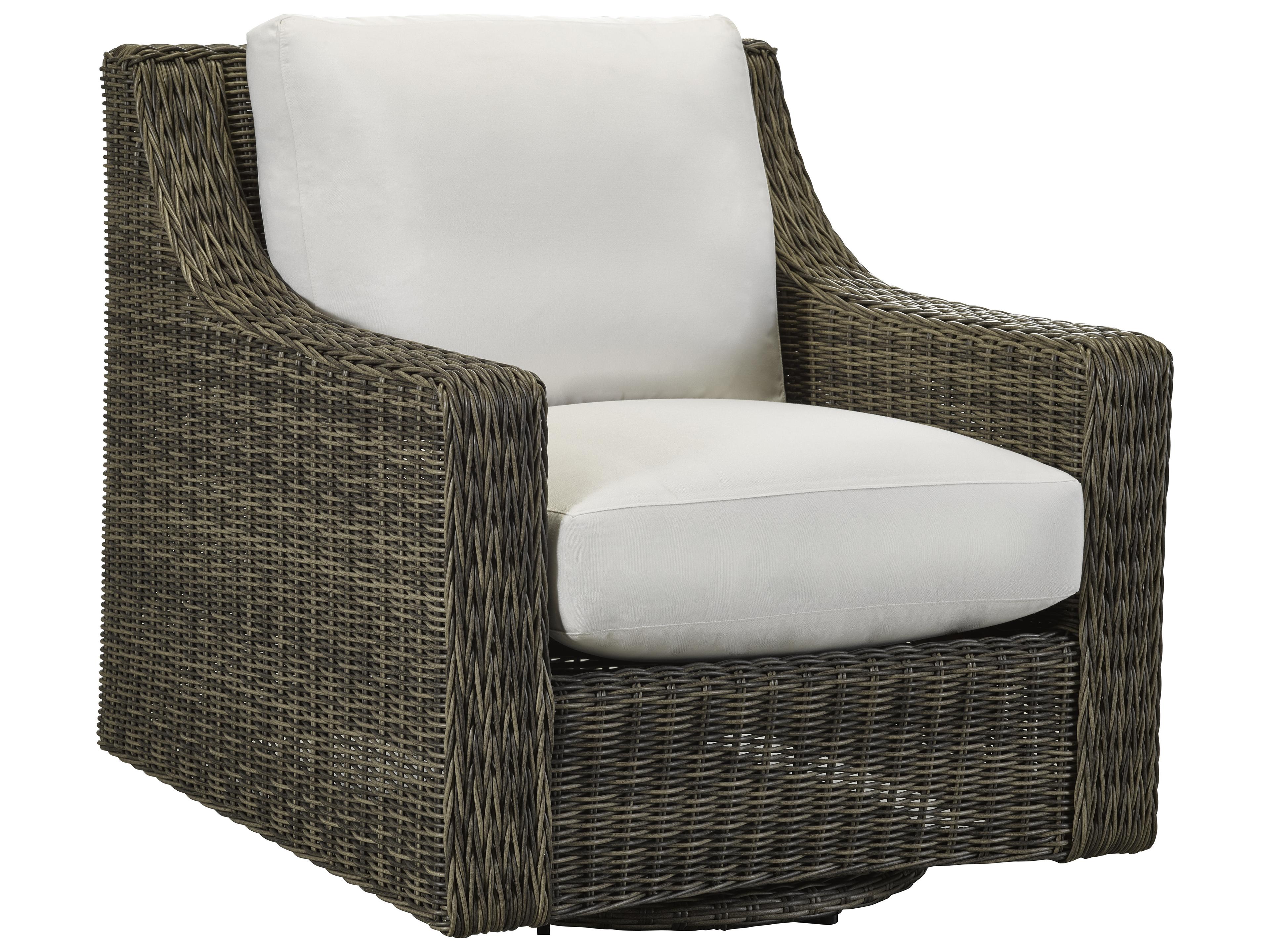Oasis Wicker Swivel Glider Lounge Chair