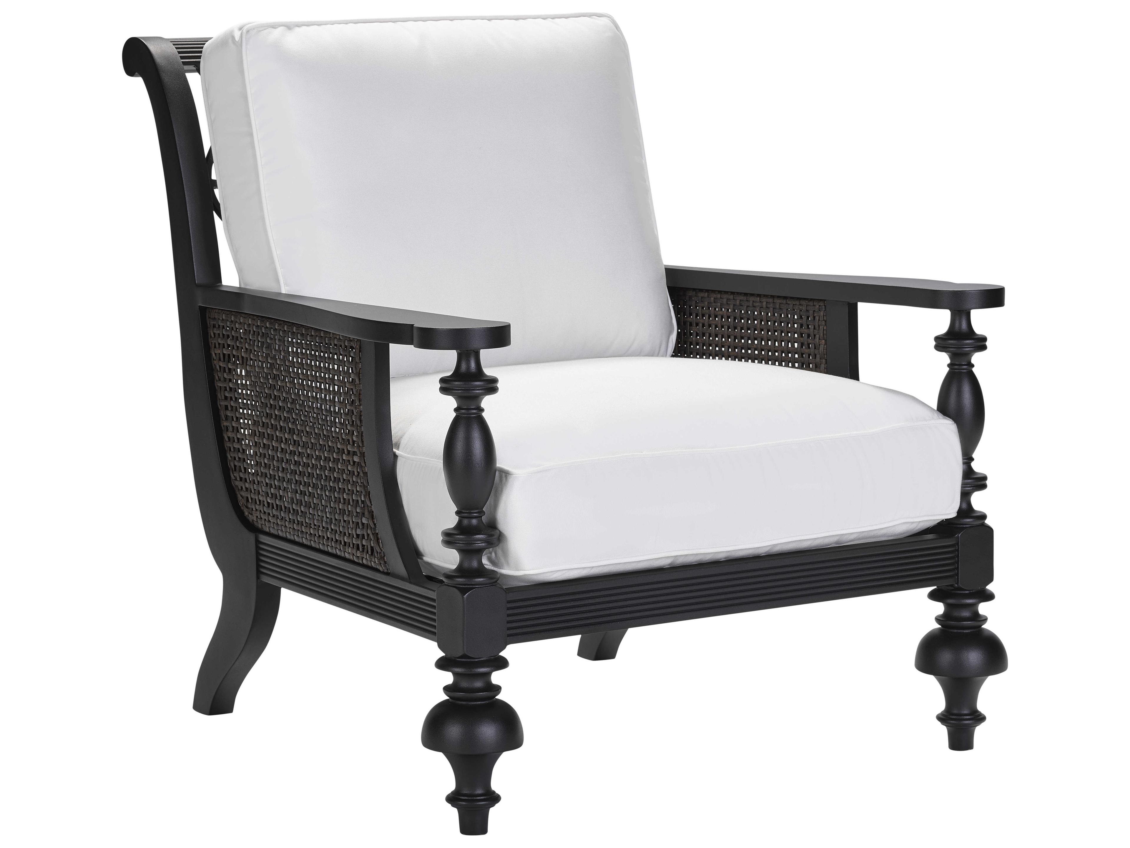 Hemingway Plantation Black Truffle Cast Aluminum Patio Lounge Chair