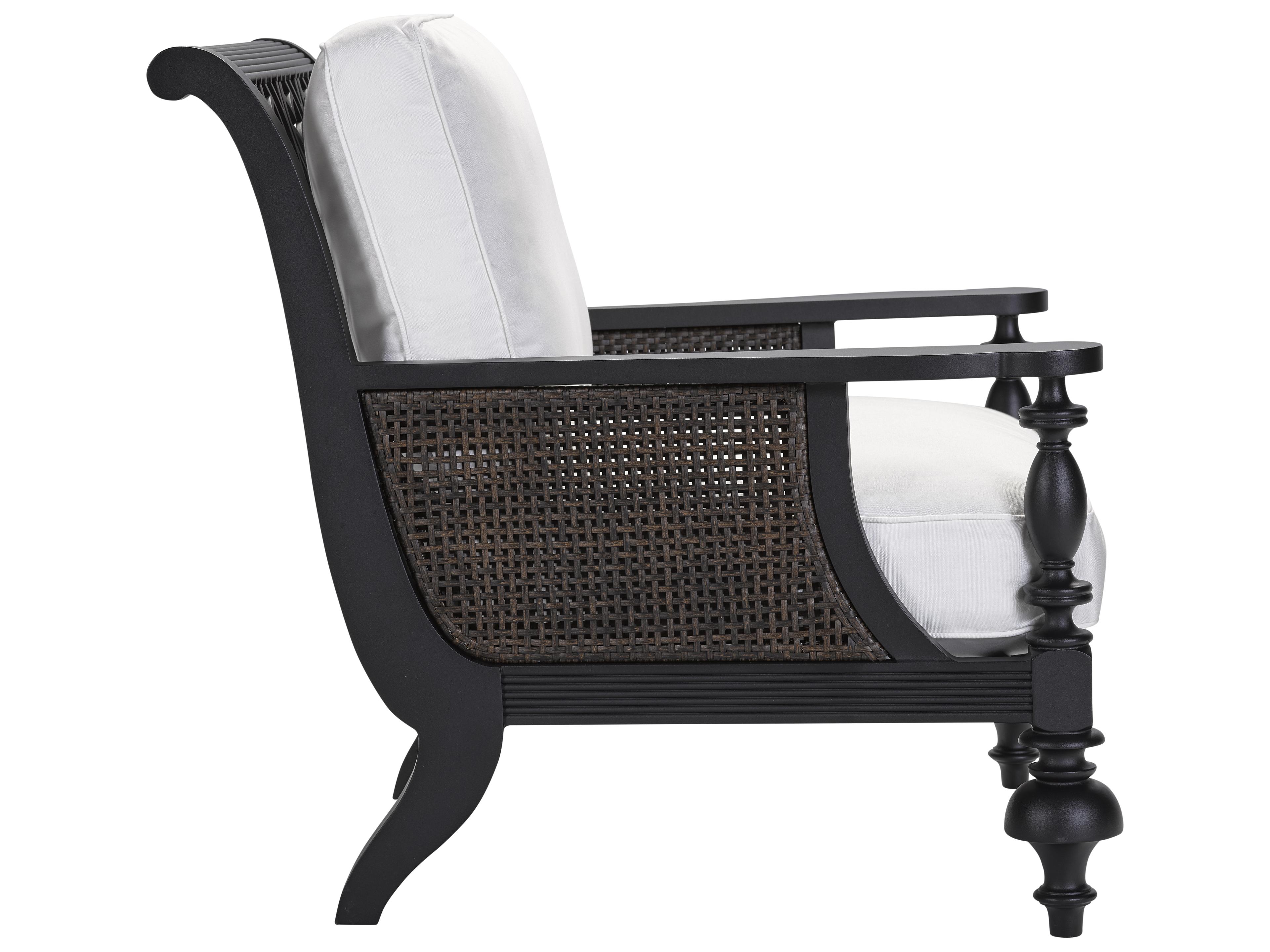 Lane Venture Hemingway Plantation Black Truffle Cast Aluminum Patio Lounge Chair