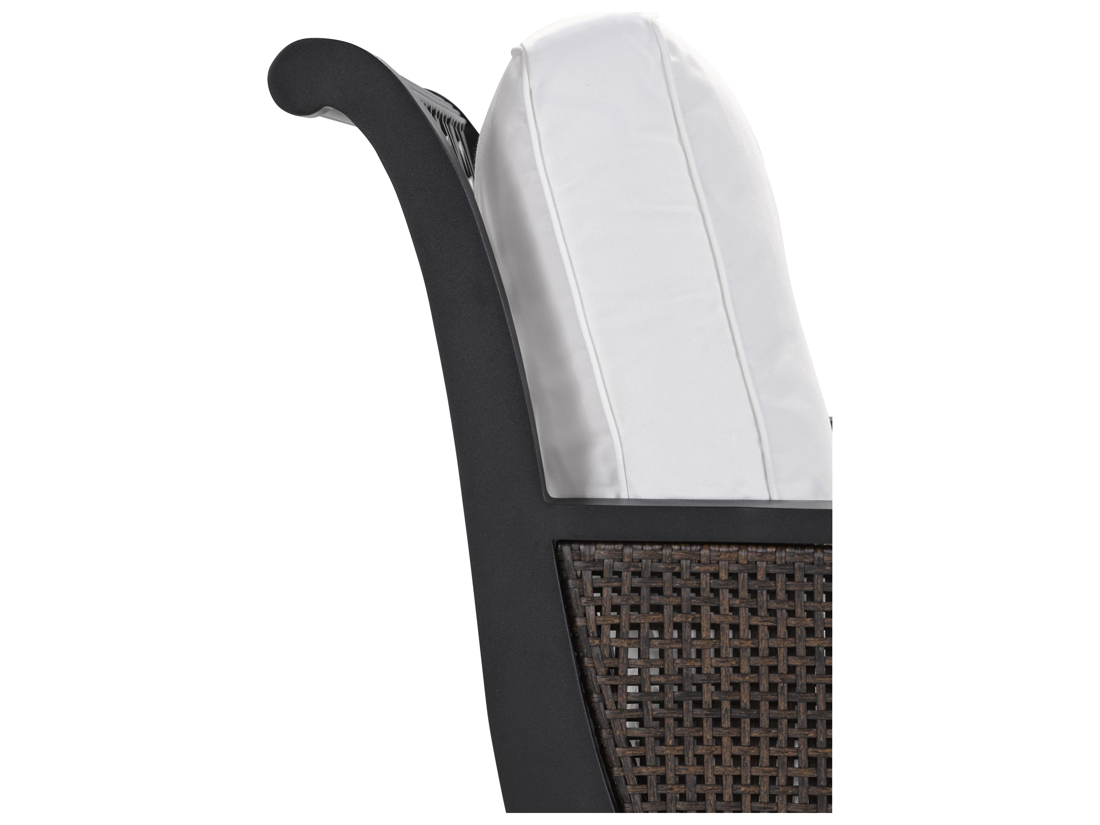 Lane Venture Hemingway Plantation Black Truffle Cast Aluminum Adjustable Patio Chaise