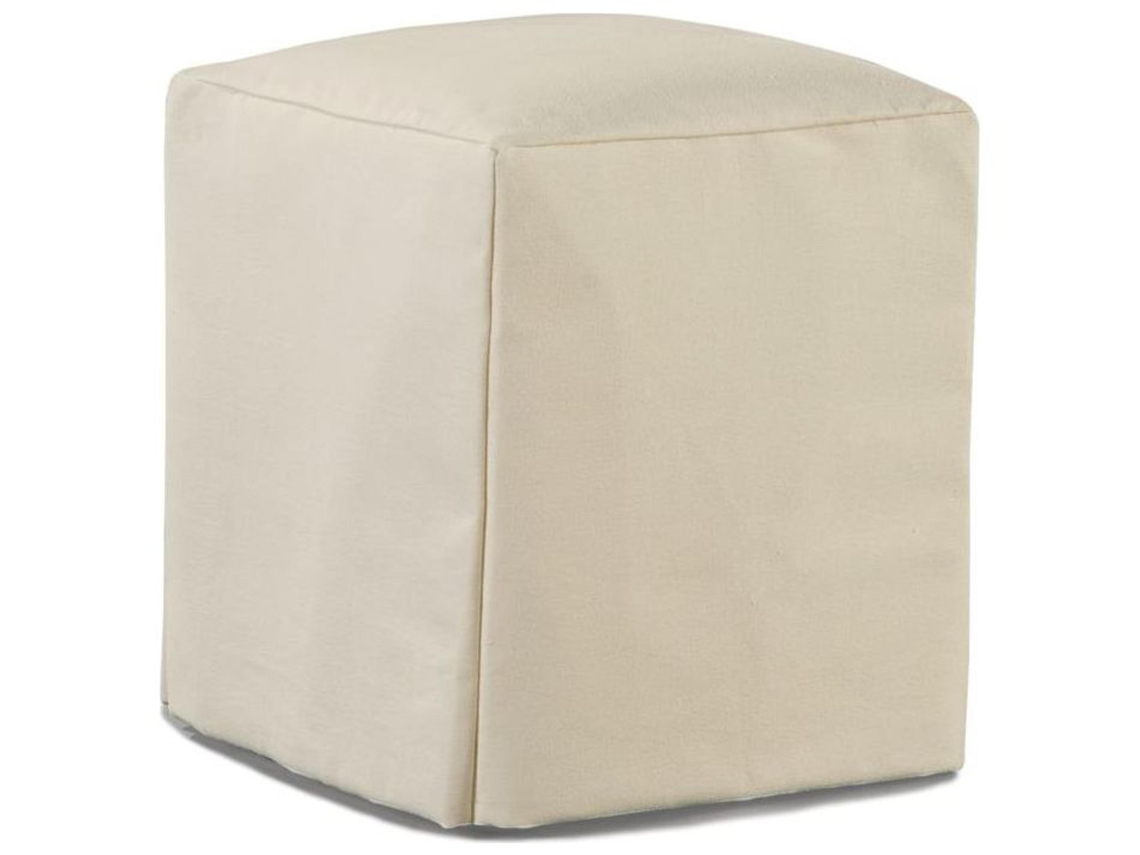 Lane Venture Elena Fabric Cushion Square Patio Ottoman