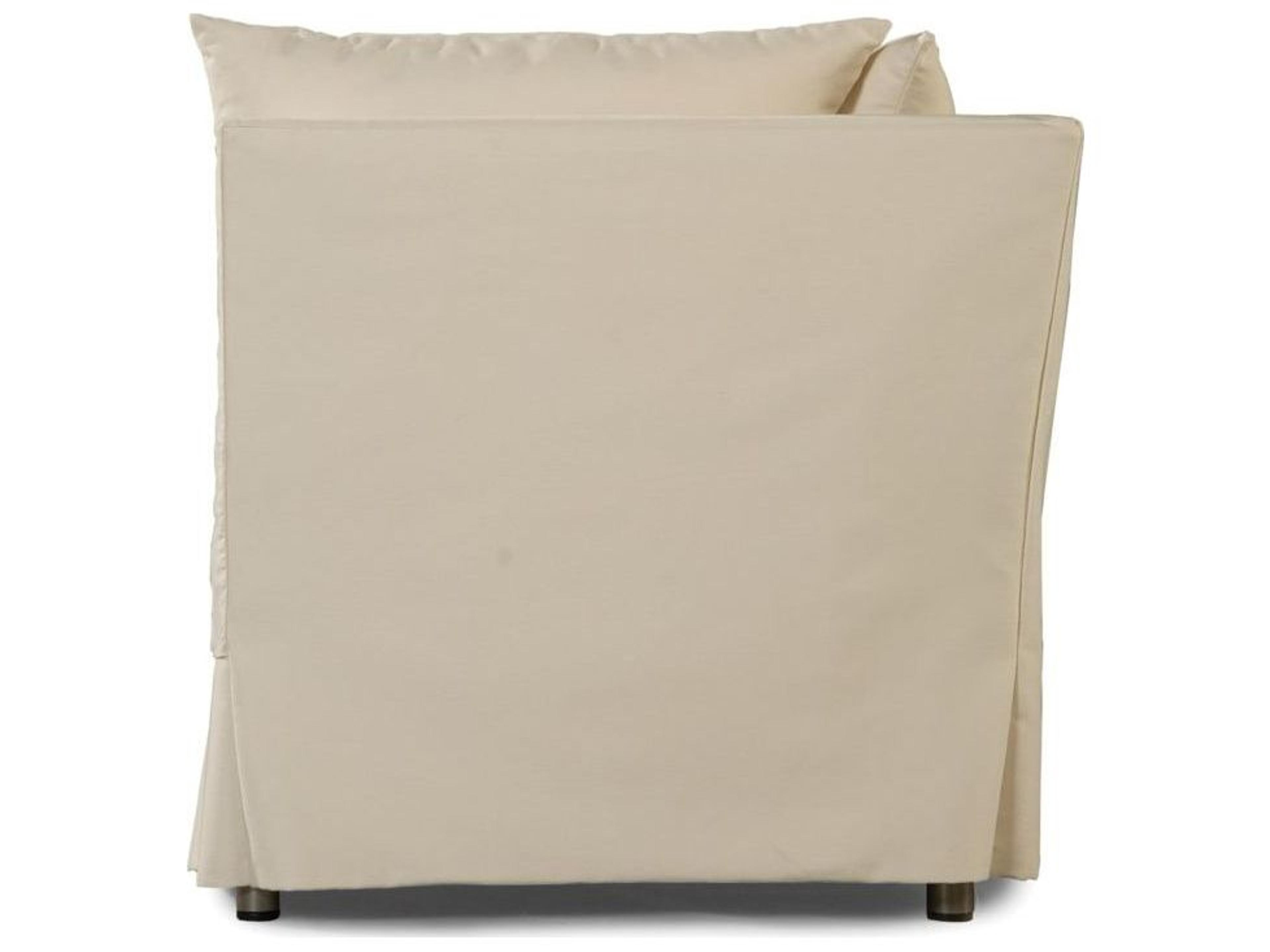 Lane Venture Elena Fabric Cushion Corner Outdoor Patio Lounge Chair