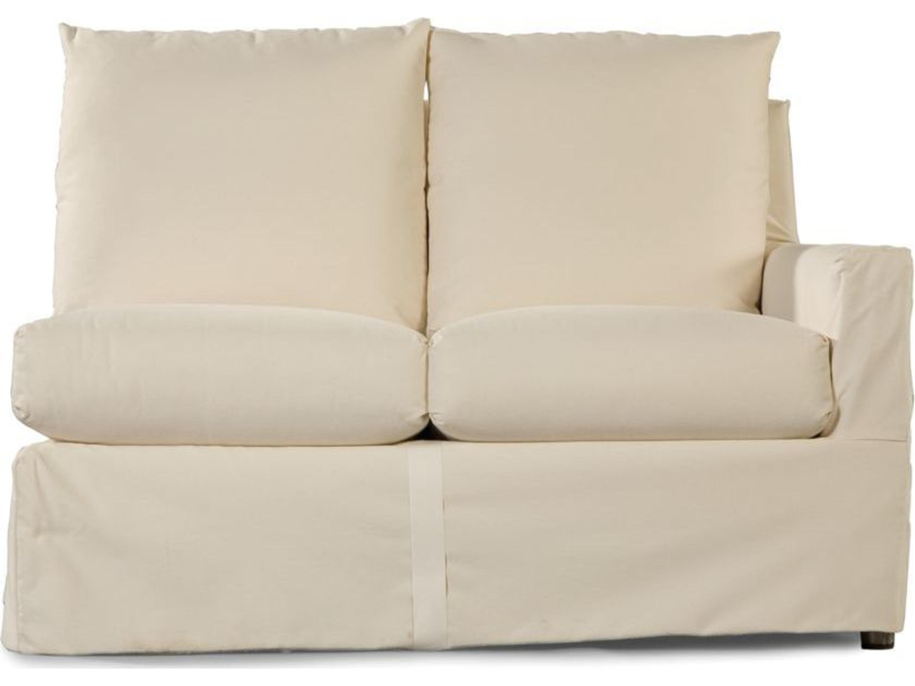 Elena Fabric Cushion Right Arm Patio Loveseat