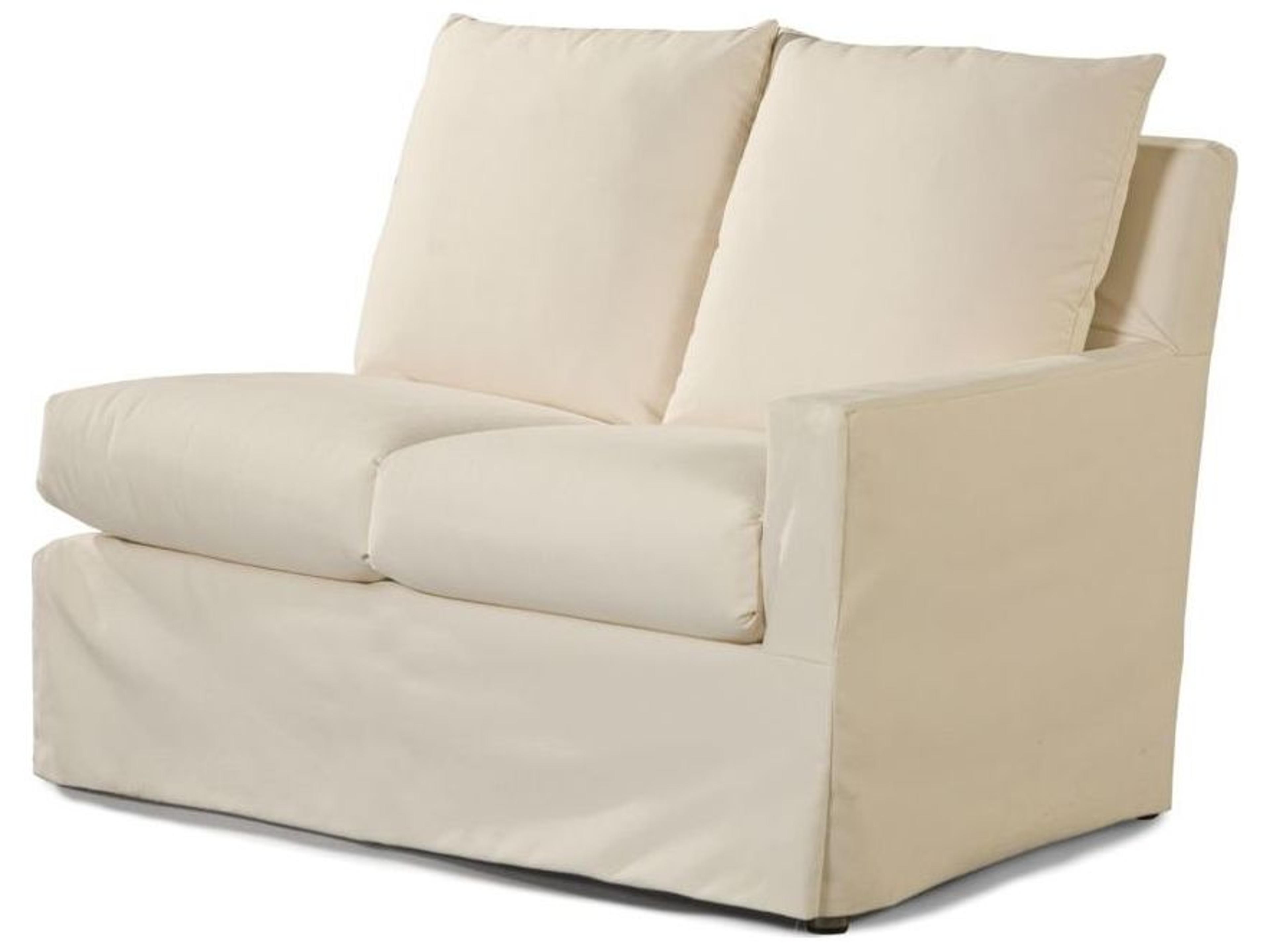 Lane Venture Elena Fabric Cushion Right Arm Patio Loveseat