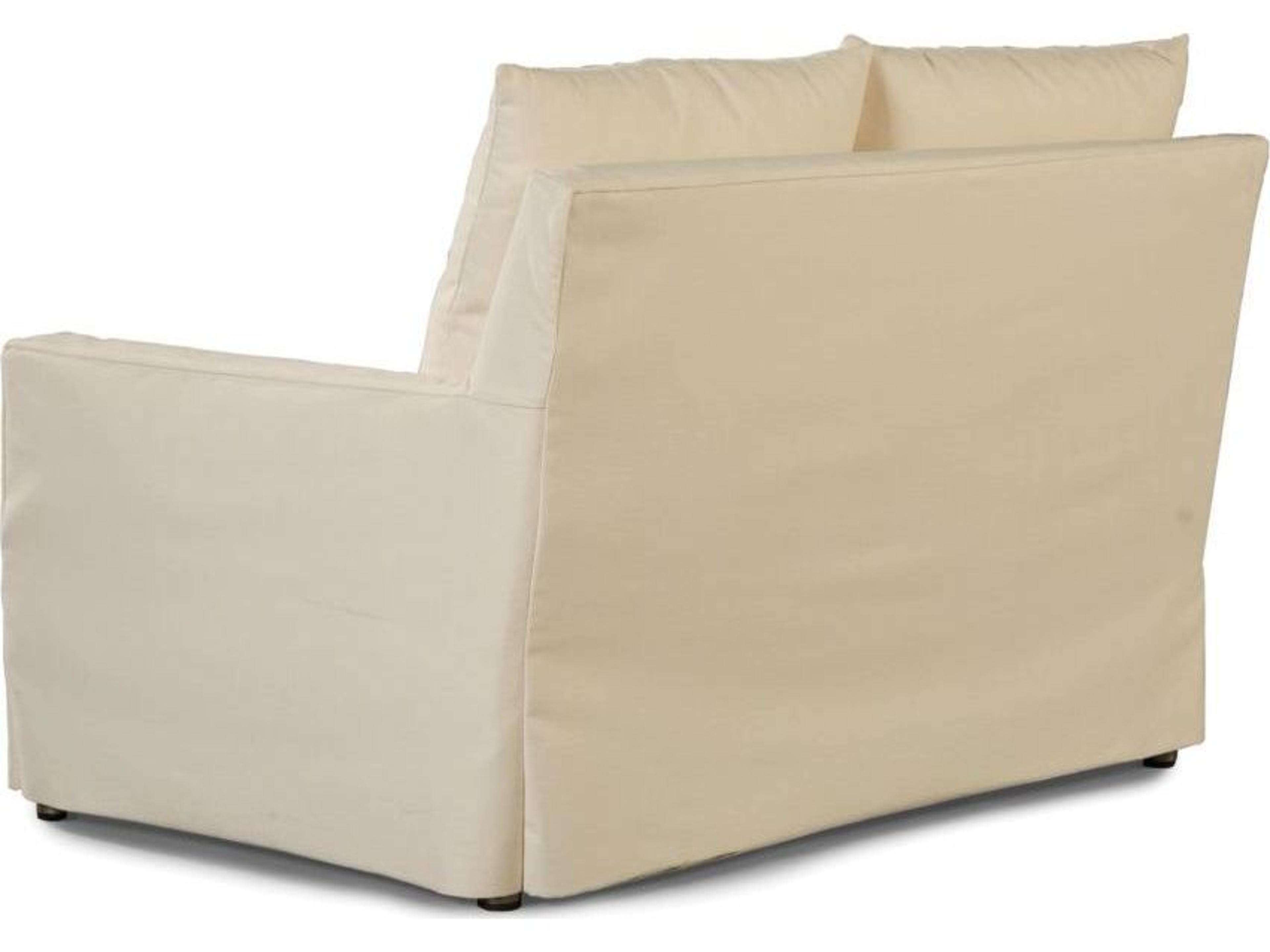 Lane Venture Elena Fabric Cushion Right Arm Patio Loveseat