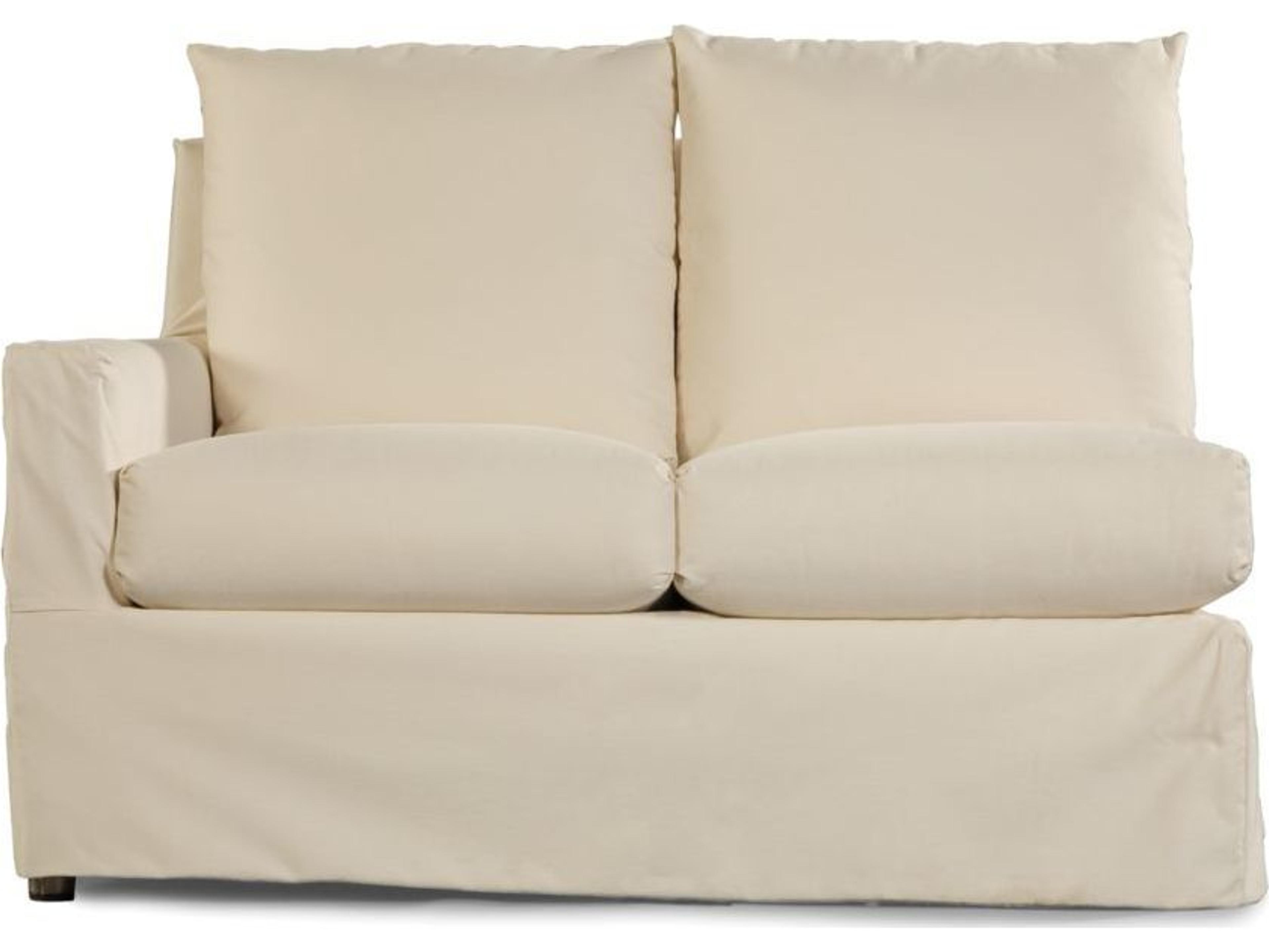 Elena Fabric Cushion Left Arm Outdoor Loveseat