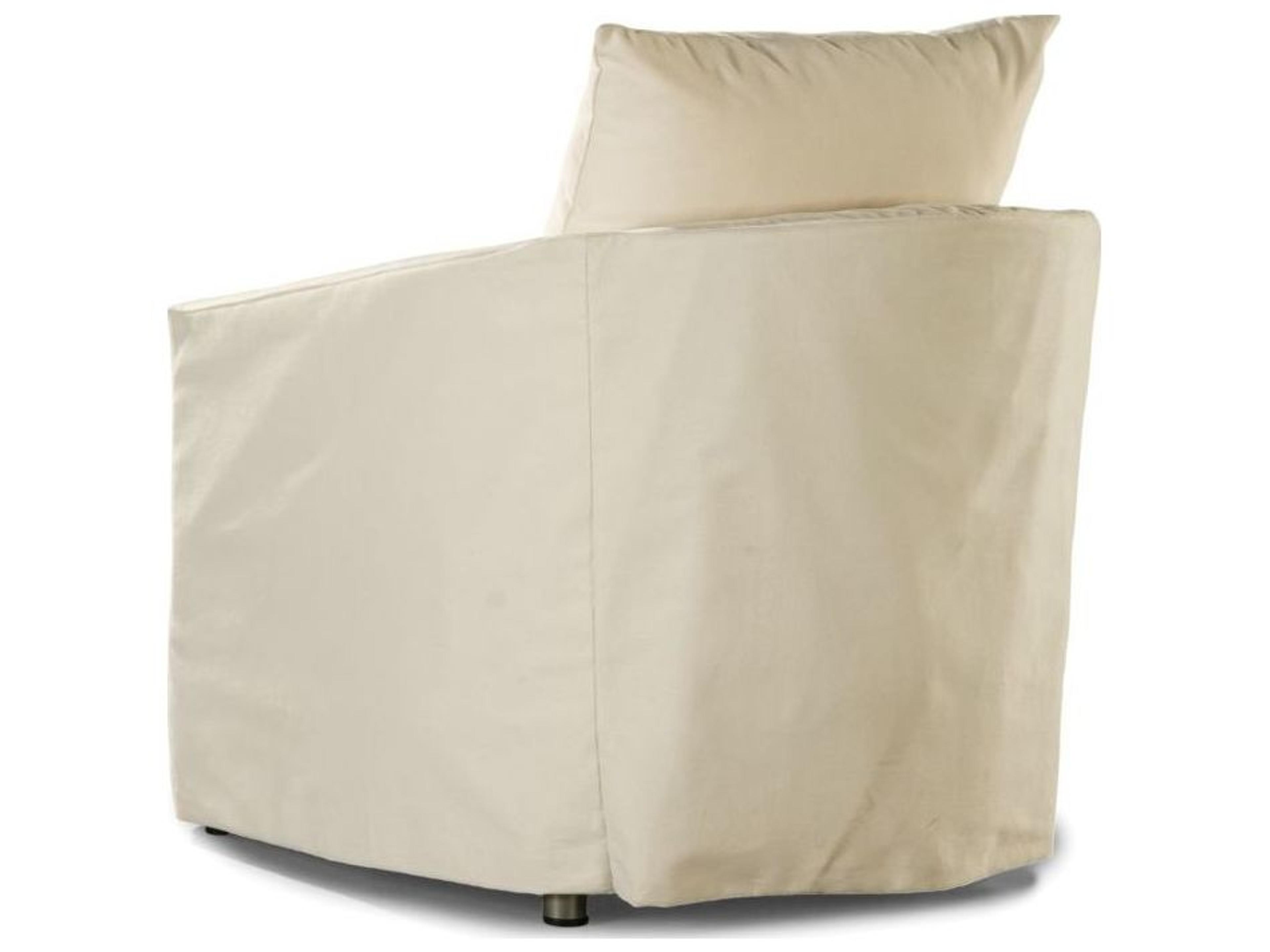 Lane Venture Elena Fabric Cushion Tub Swivel Outdoor Lounge Chair