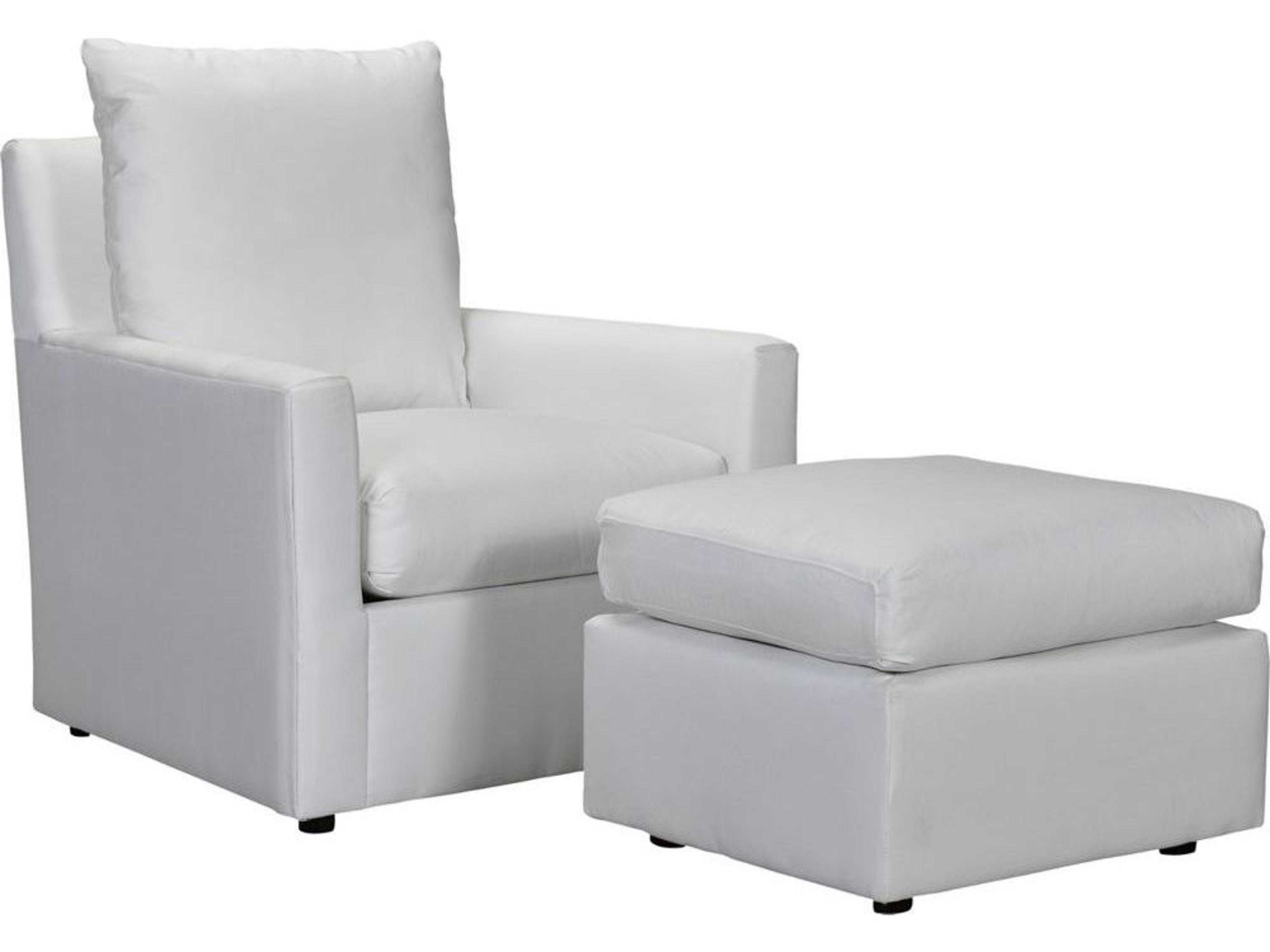 Lane Venture Charlotte Fabric Cushion Outdoor Ottoman