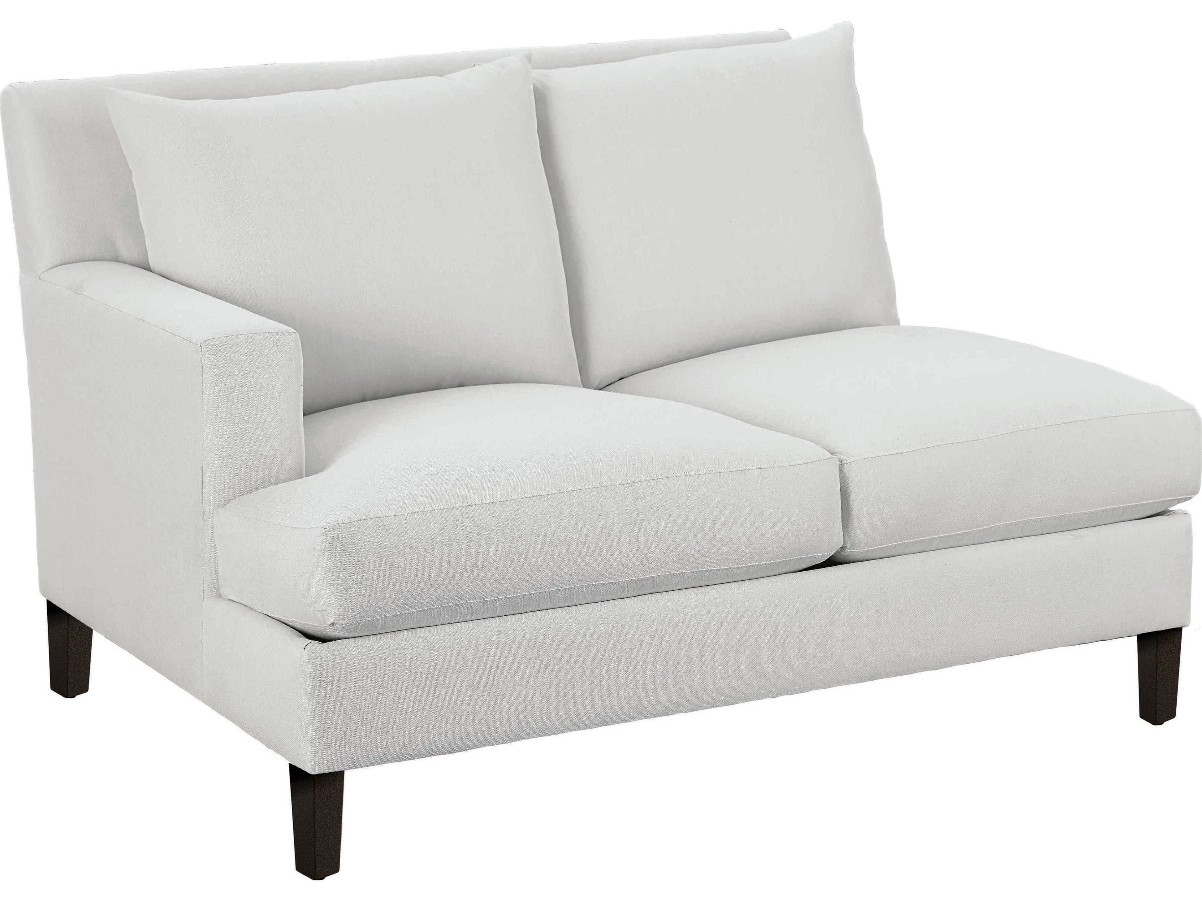 Jefferson Birch Plywood Left Arm Patio Loveseat