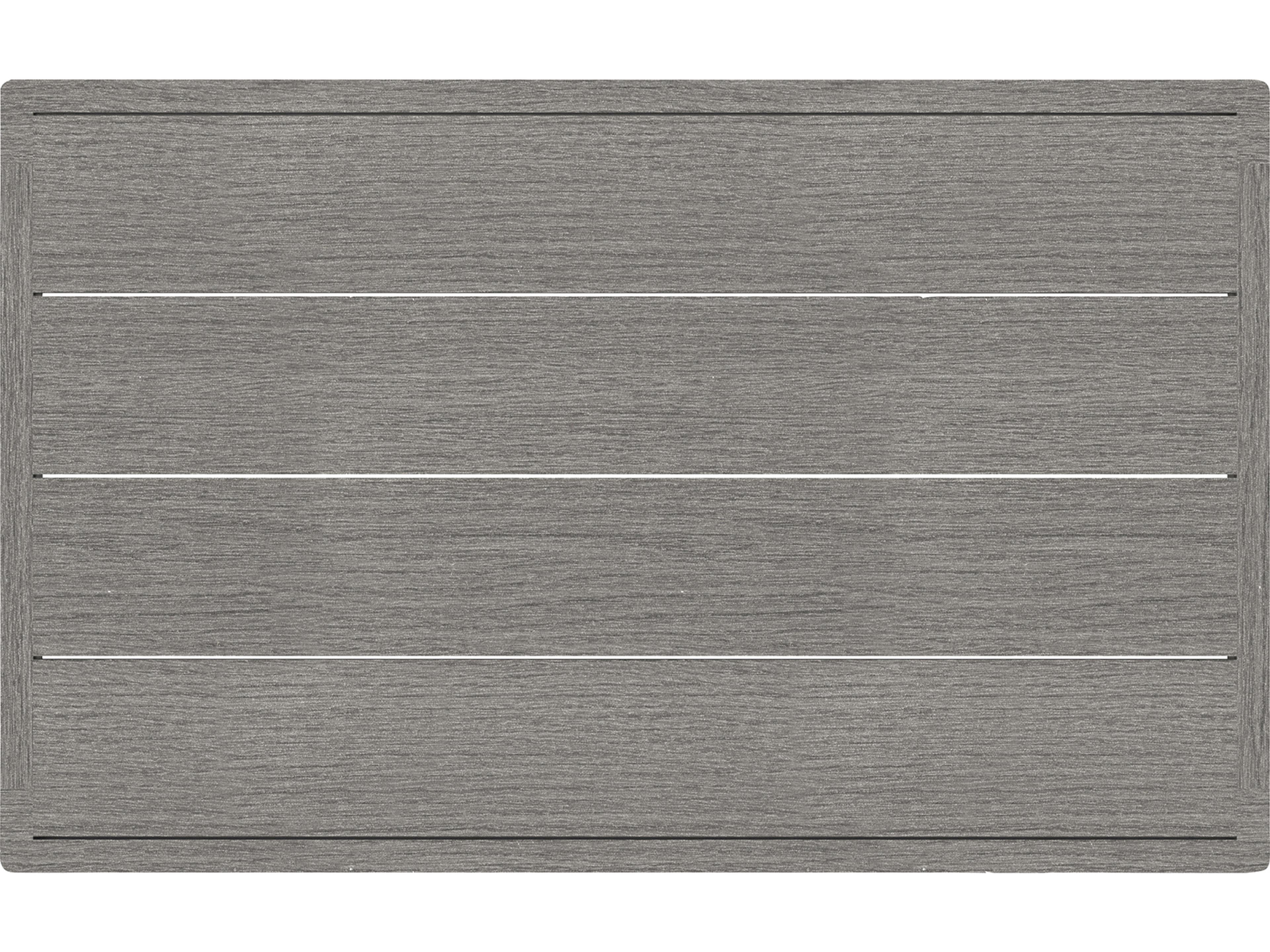 Lane Venture Avila Teak Paloma Grey Rectangular Patio Coffee Table