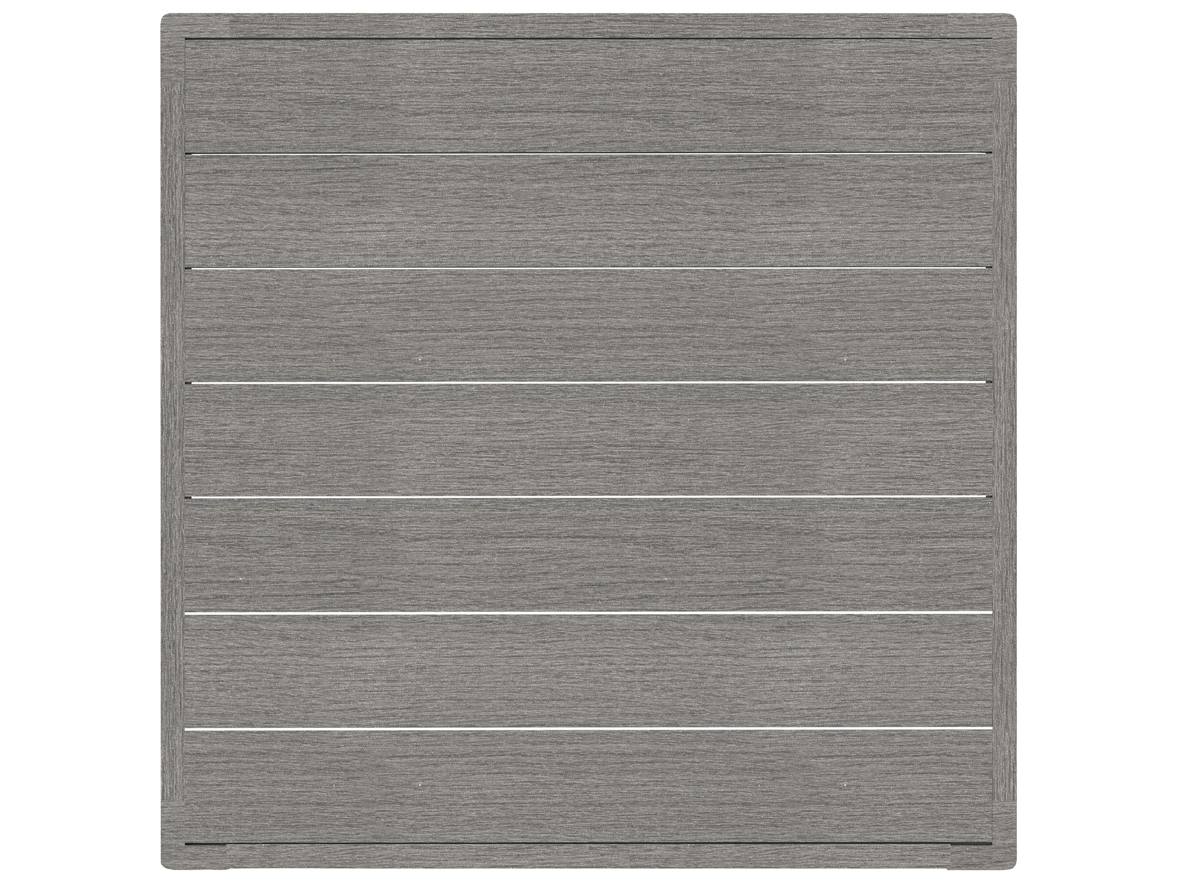 Lane Venture Avila Teak Paloma Grey Square Outdoor Dining Table with Umbrella Hole