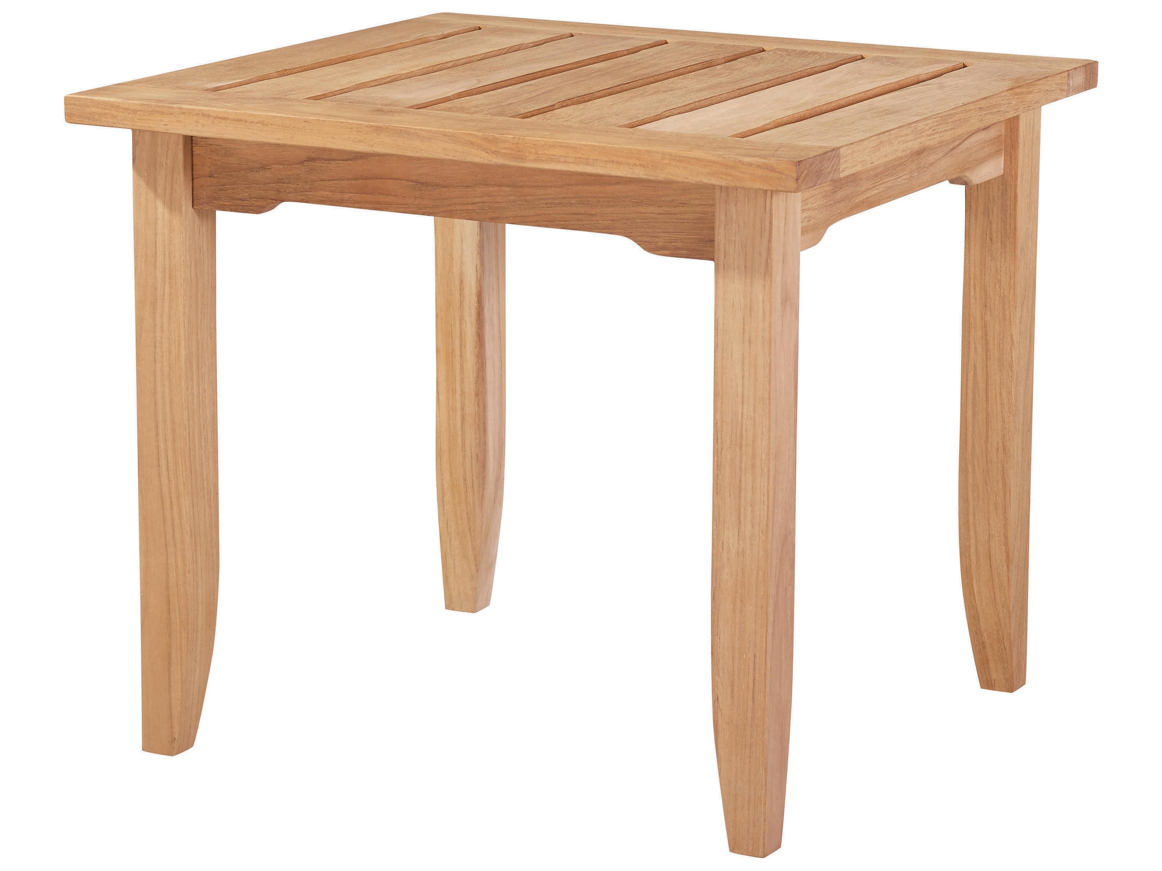 Edgewood Teak Rectangular Patio End Table