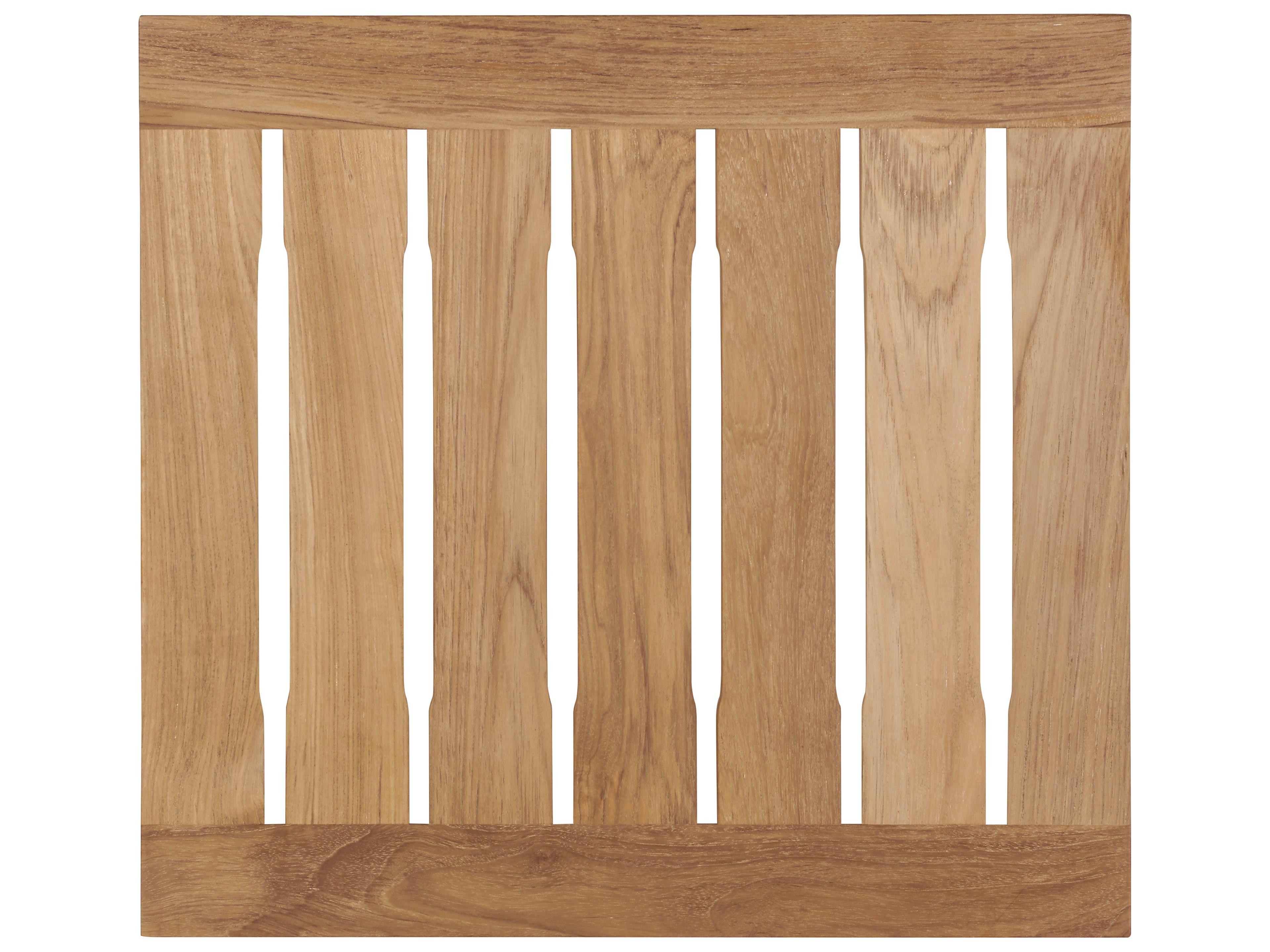 Lane Venture Edgewood Teak Rectangular Patio End Table