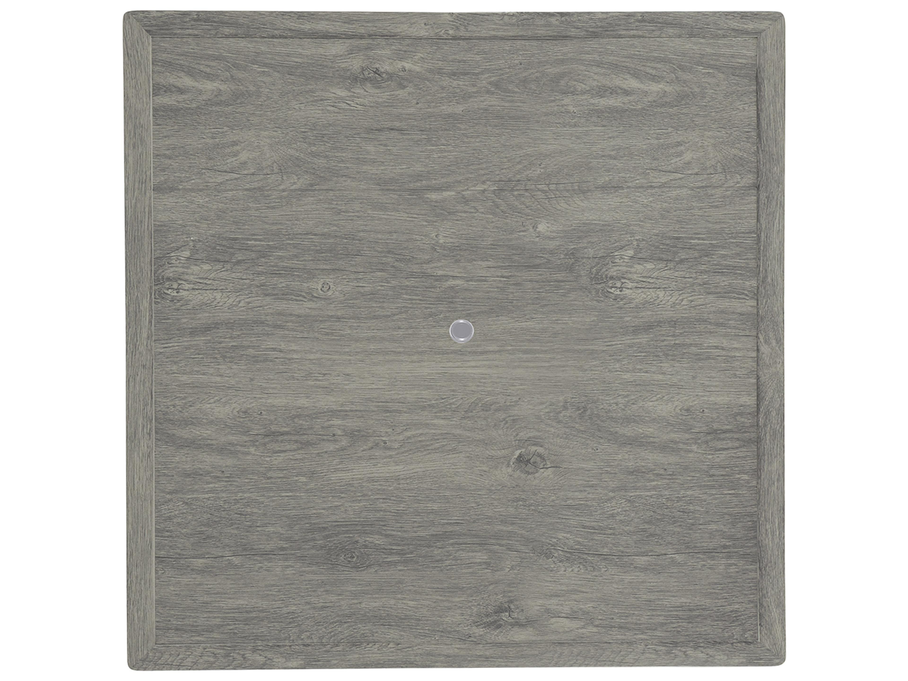 Lane Venture Lenox Hill Wicker Square Patio Dining Table with Umbrella Hole