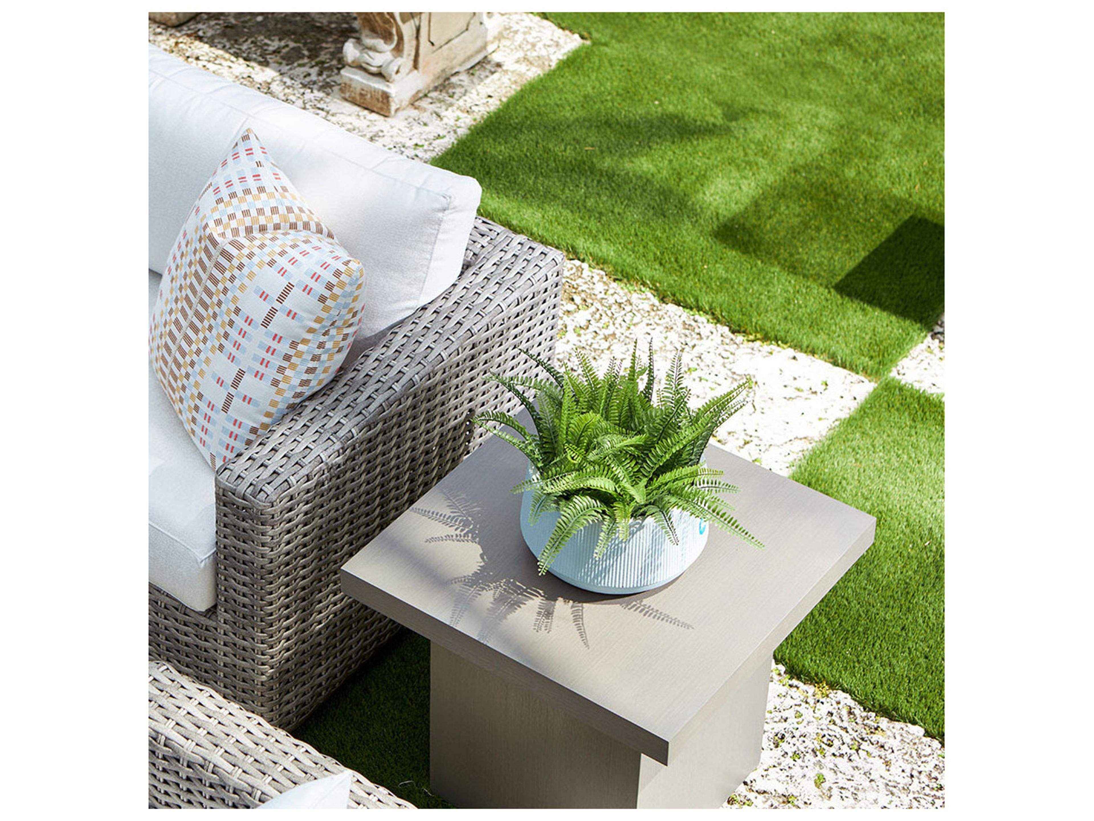 Lane Venture Hyannis Aluminum Square End Table