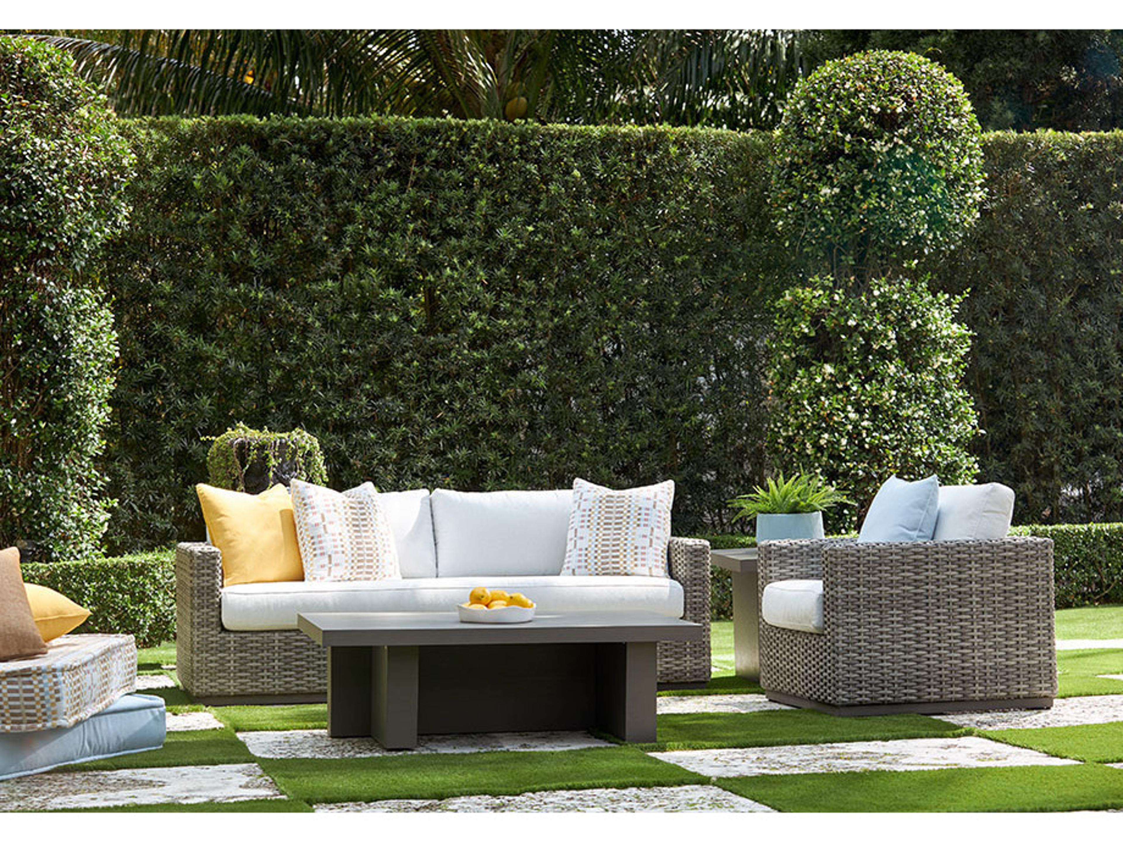 Lane Venture Hyannis Aluminum Rectangular Coffee Table