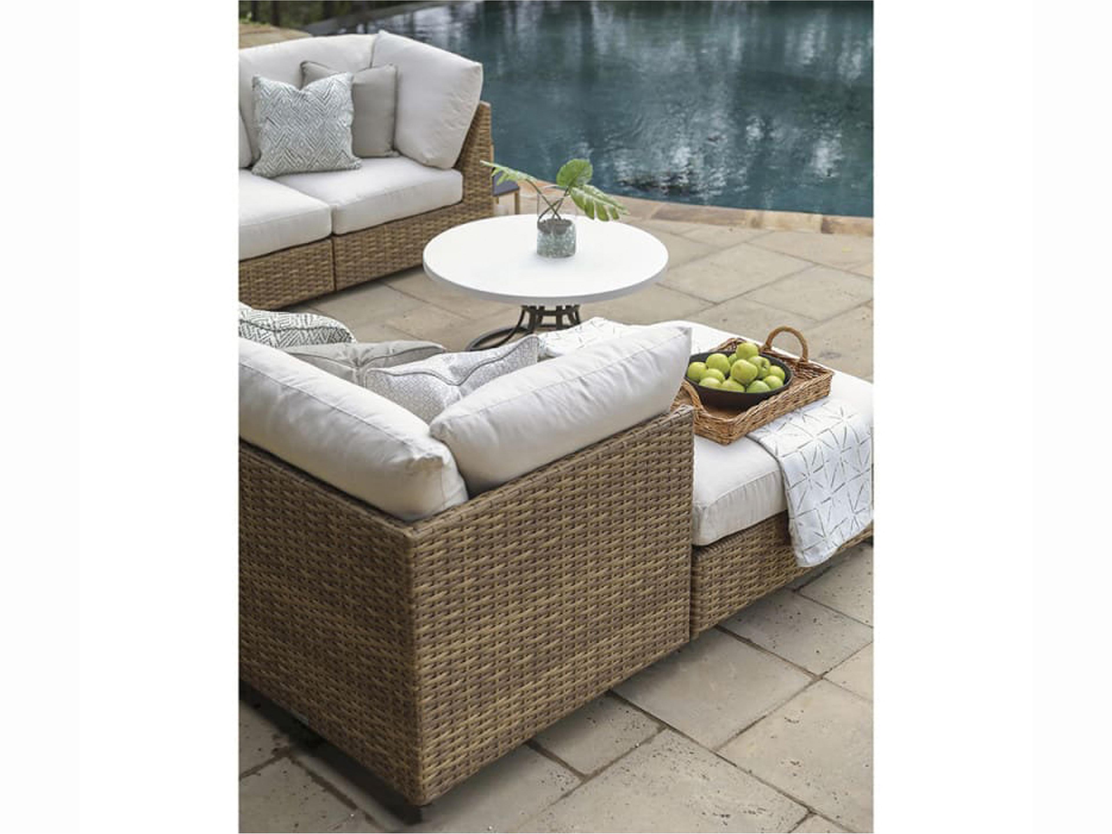 Campbell Wicker Cushion Outdoor Patio Lounge Set