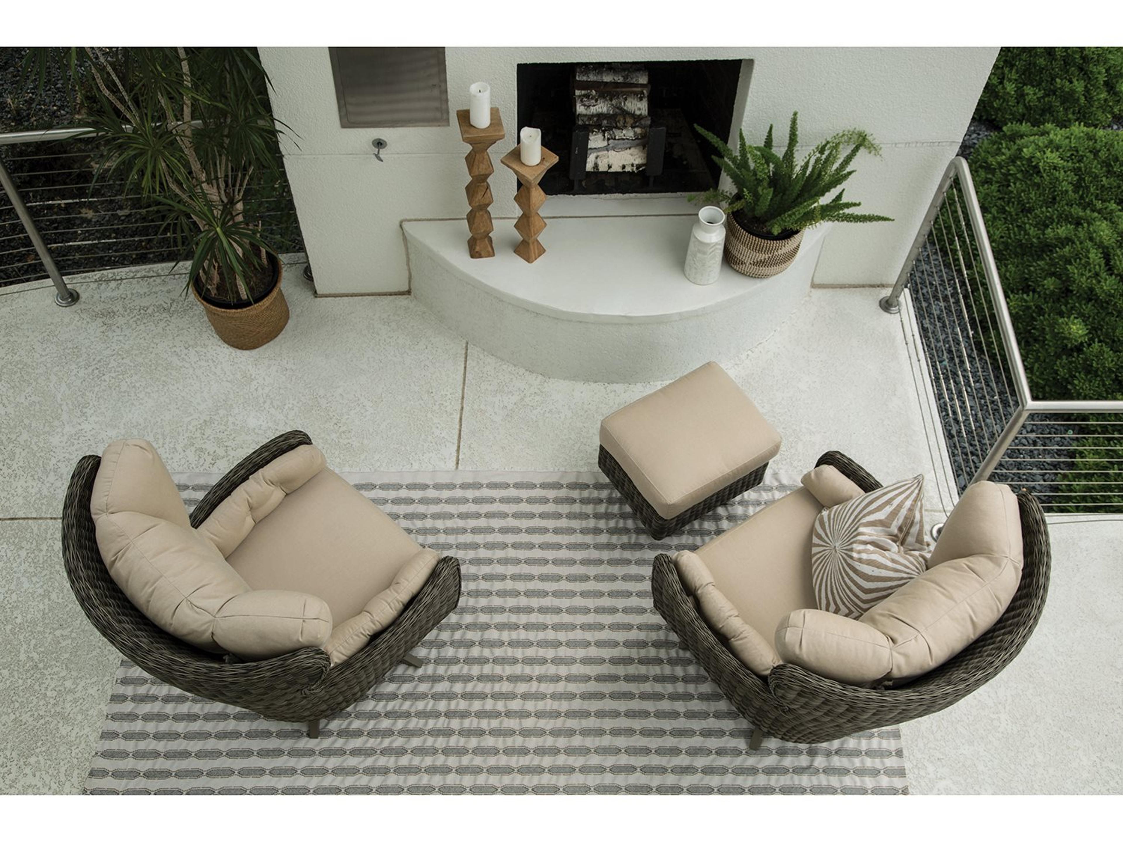 Cocoon Wicker Outdoor Lounge Set