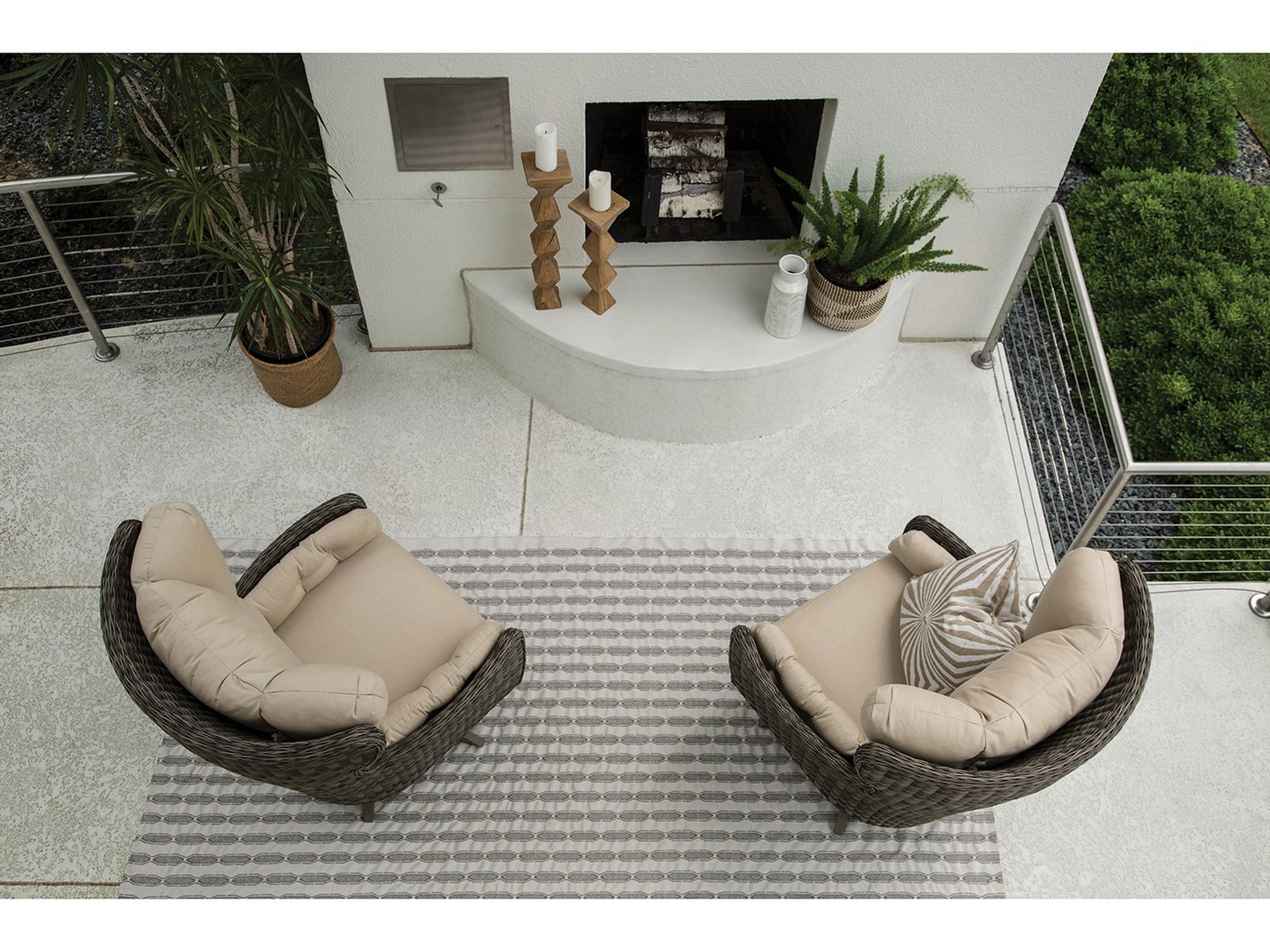 Cocoon Wicker Patio Lounge Set