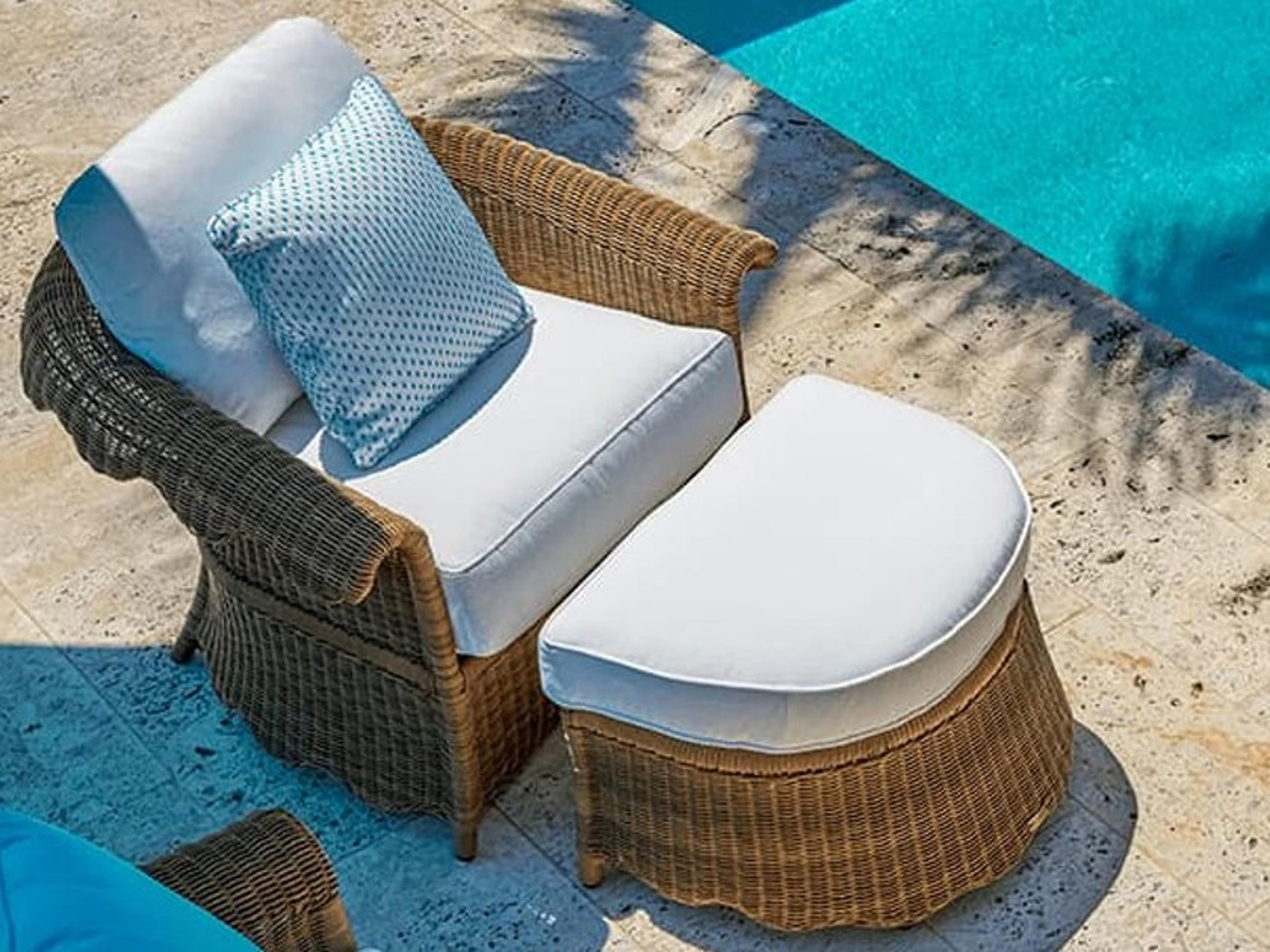 Cleary By Celerie Kemble Wicker Cushion Outdoor Lounge Set