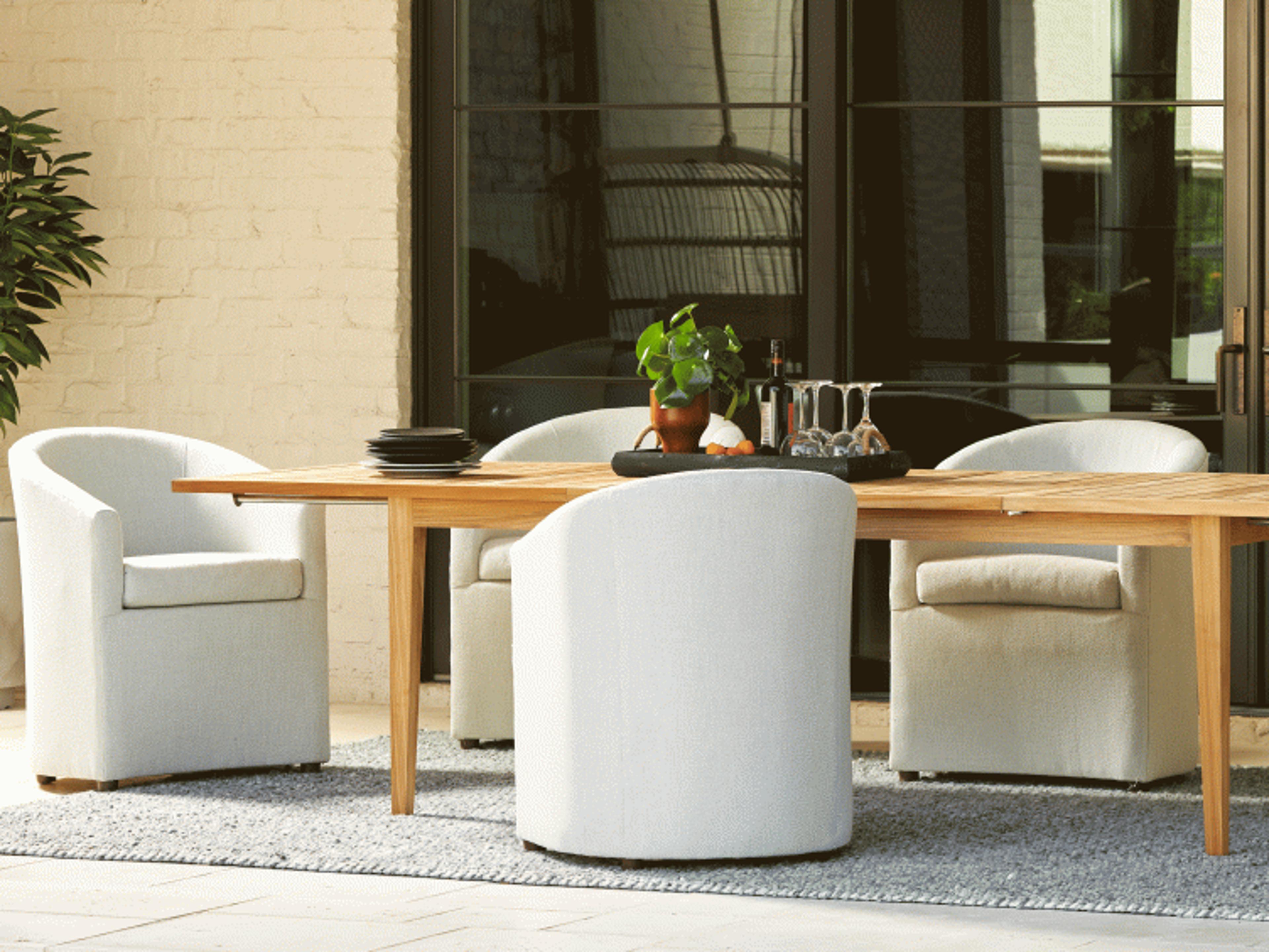 Charlotte Fabric Outdoor Patio Dining Set