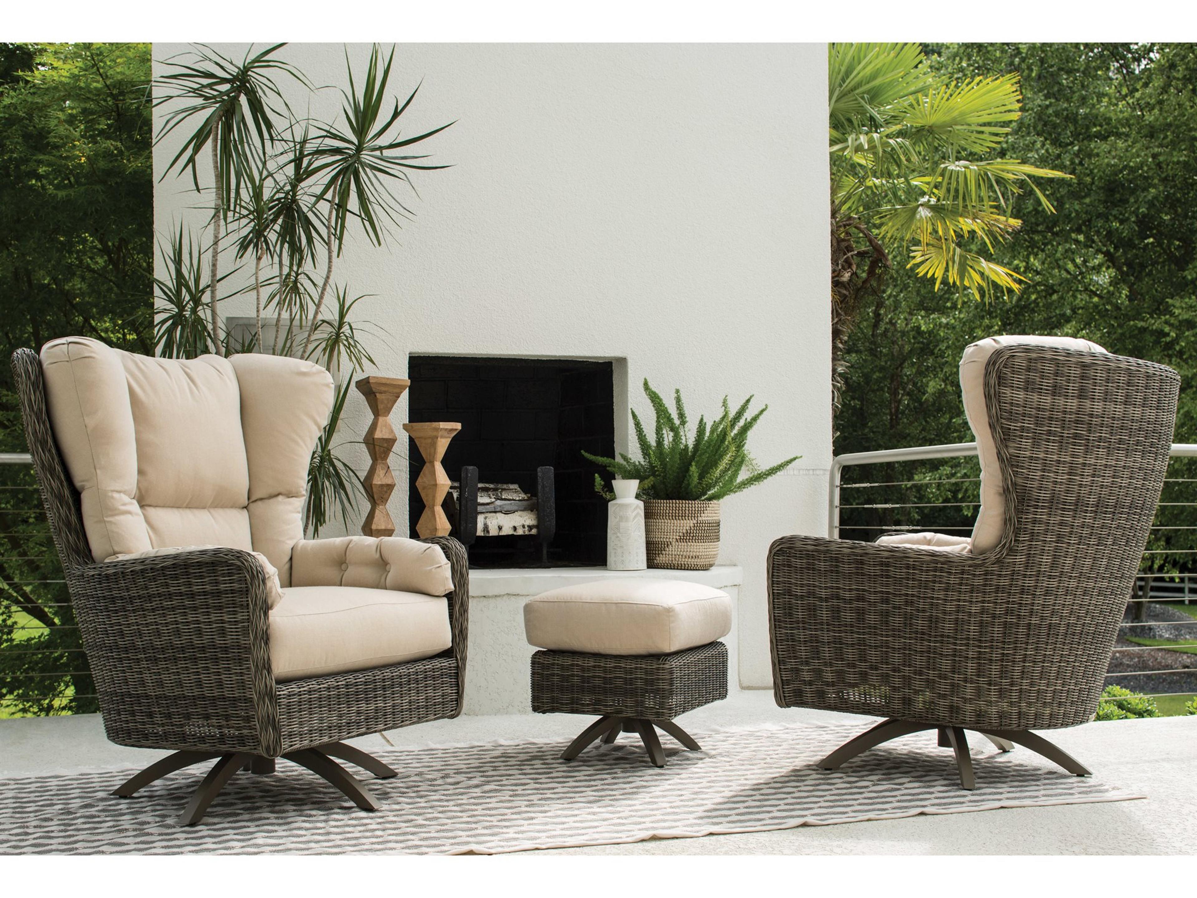 Cocoon Wicker Outdoor Patio Lounge Set