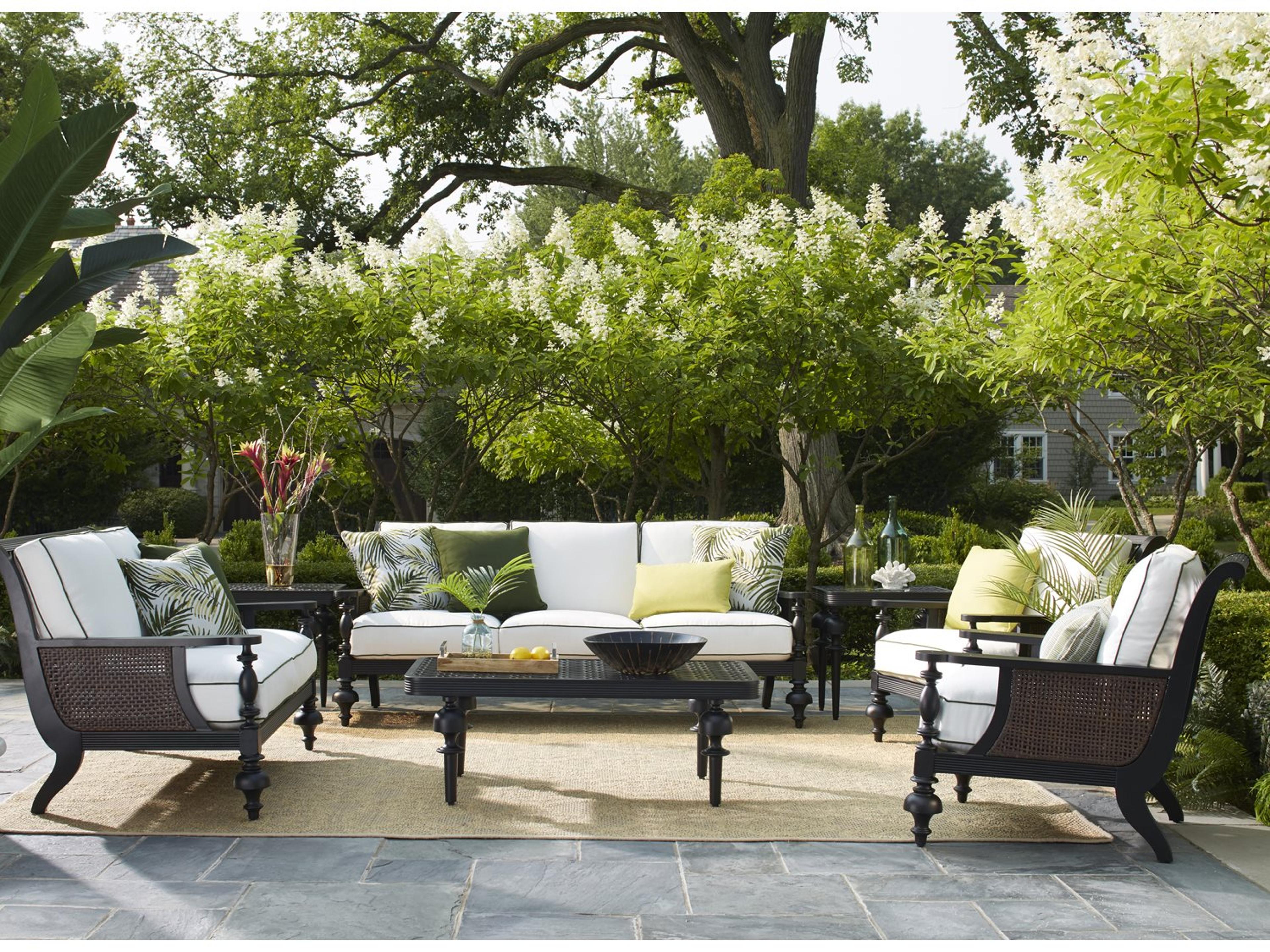 Hemingway Plantation Cast Aluminum Outdoor Lounge Set