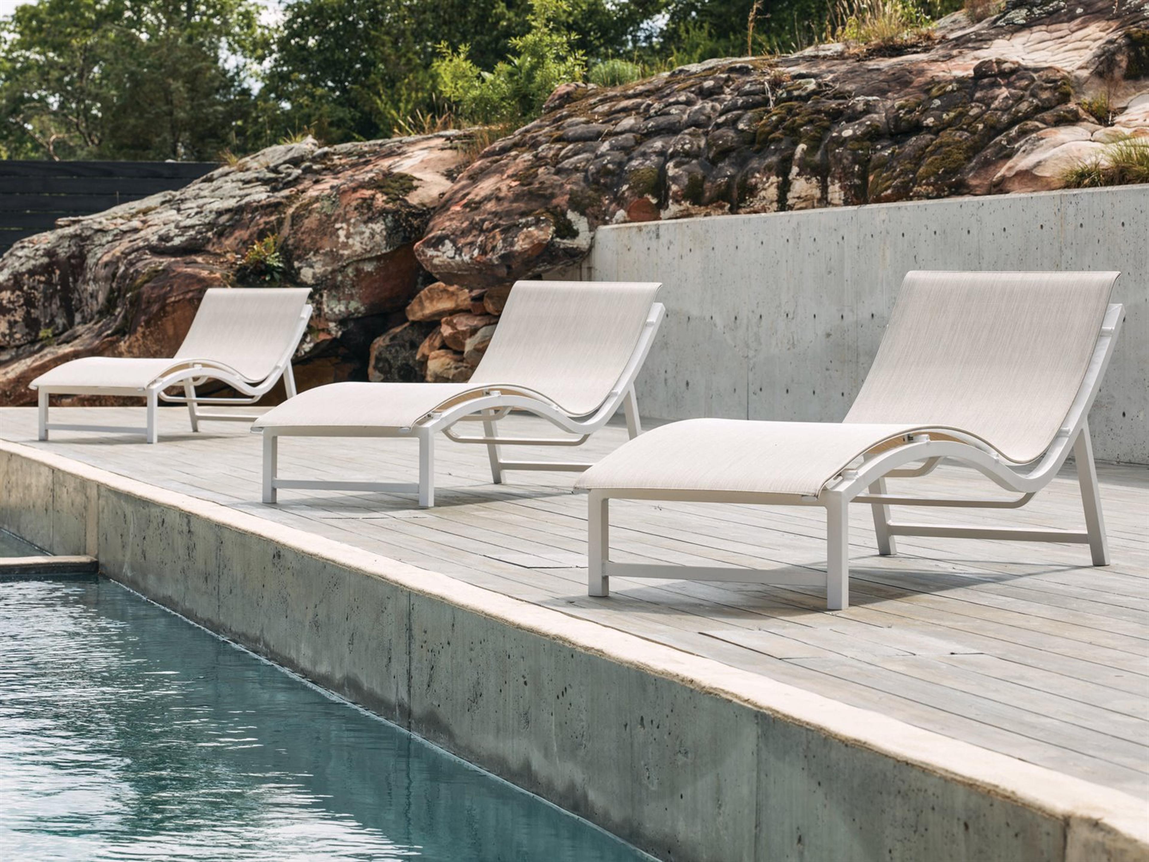 Escape Sling Aluminum Outdoor Patio Lounge Set