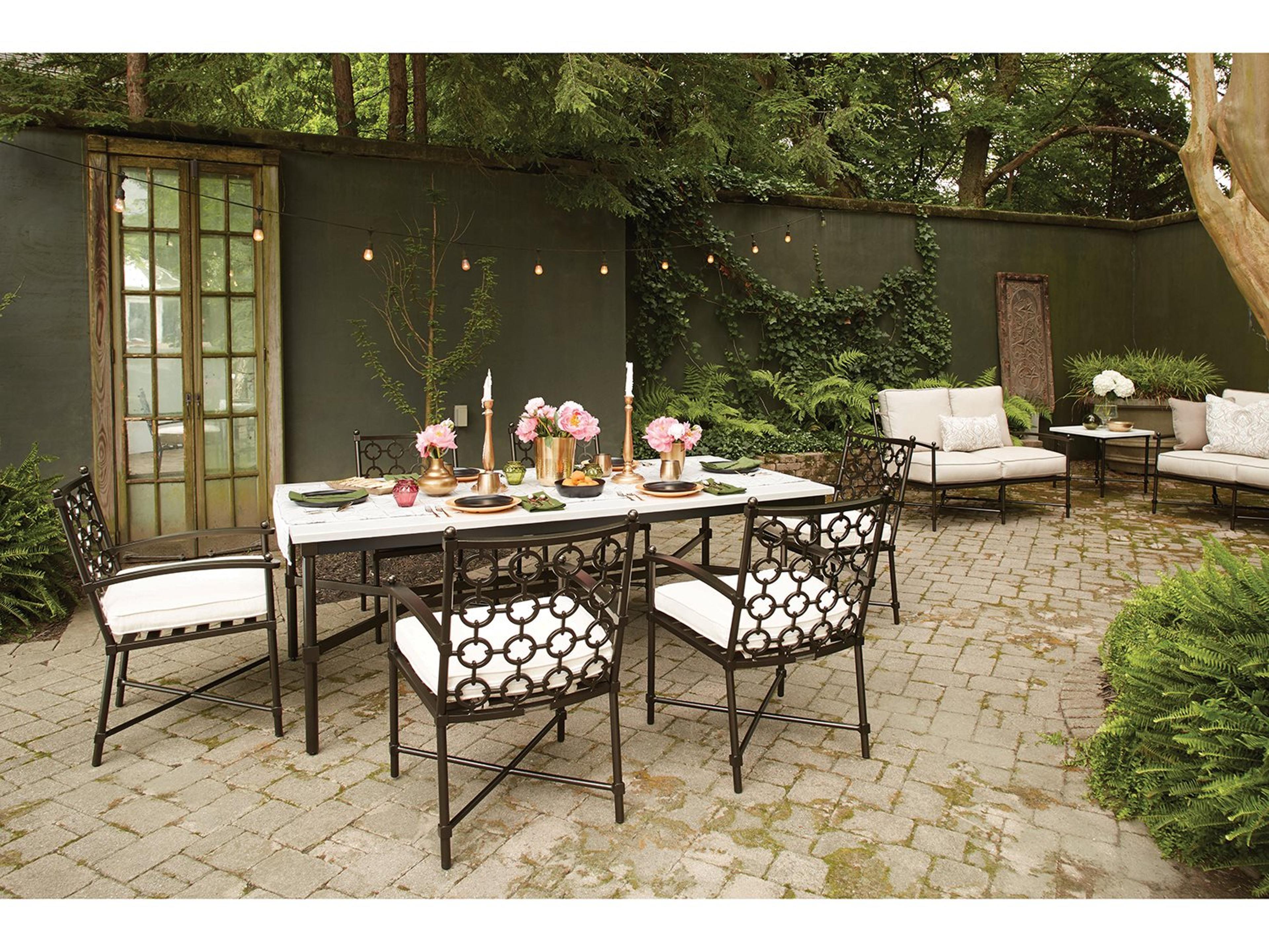 Langham Aluminum Outdoor Patio Dining Set