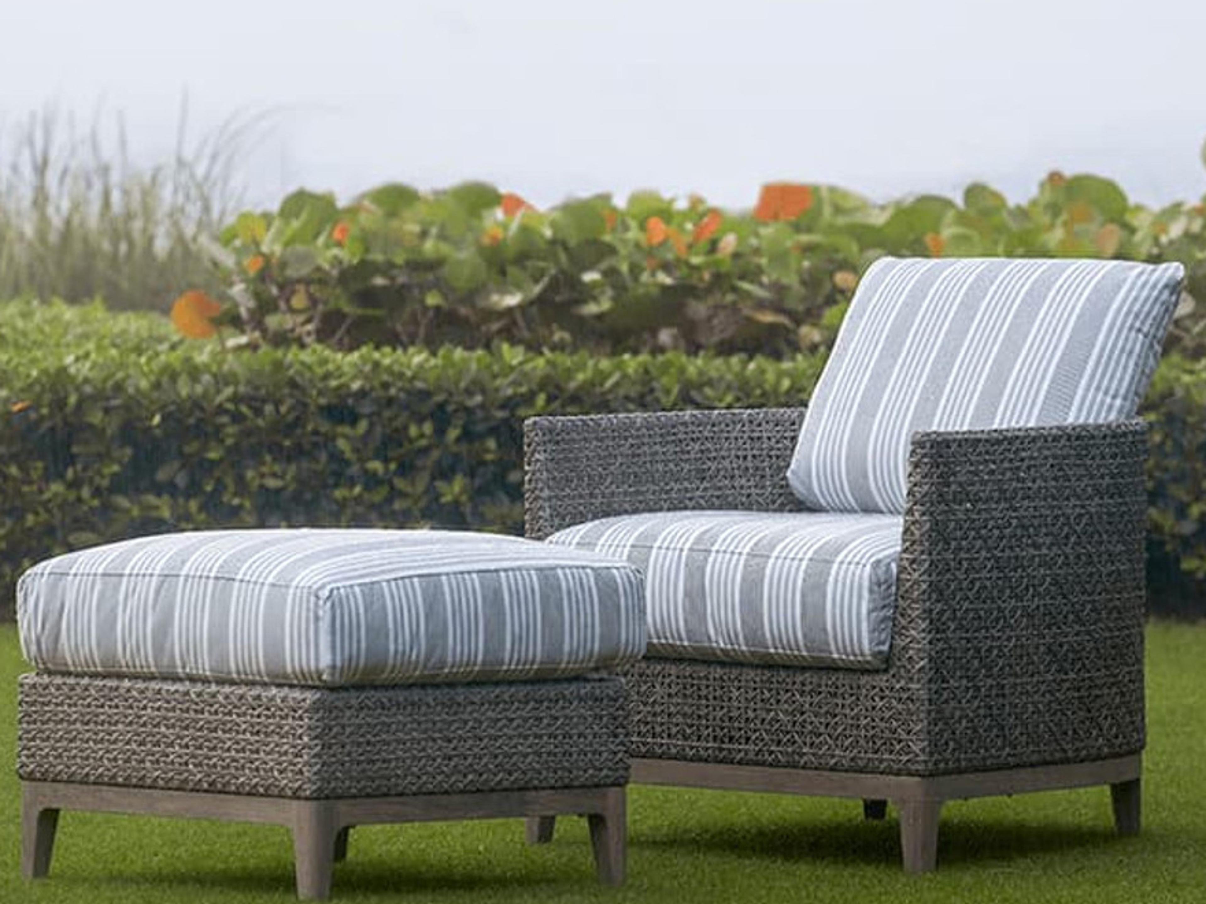 Lenox Hill Wicker Cushion Patio Lounge Set