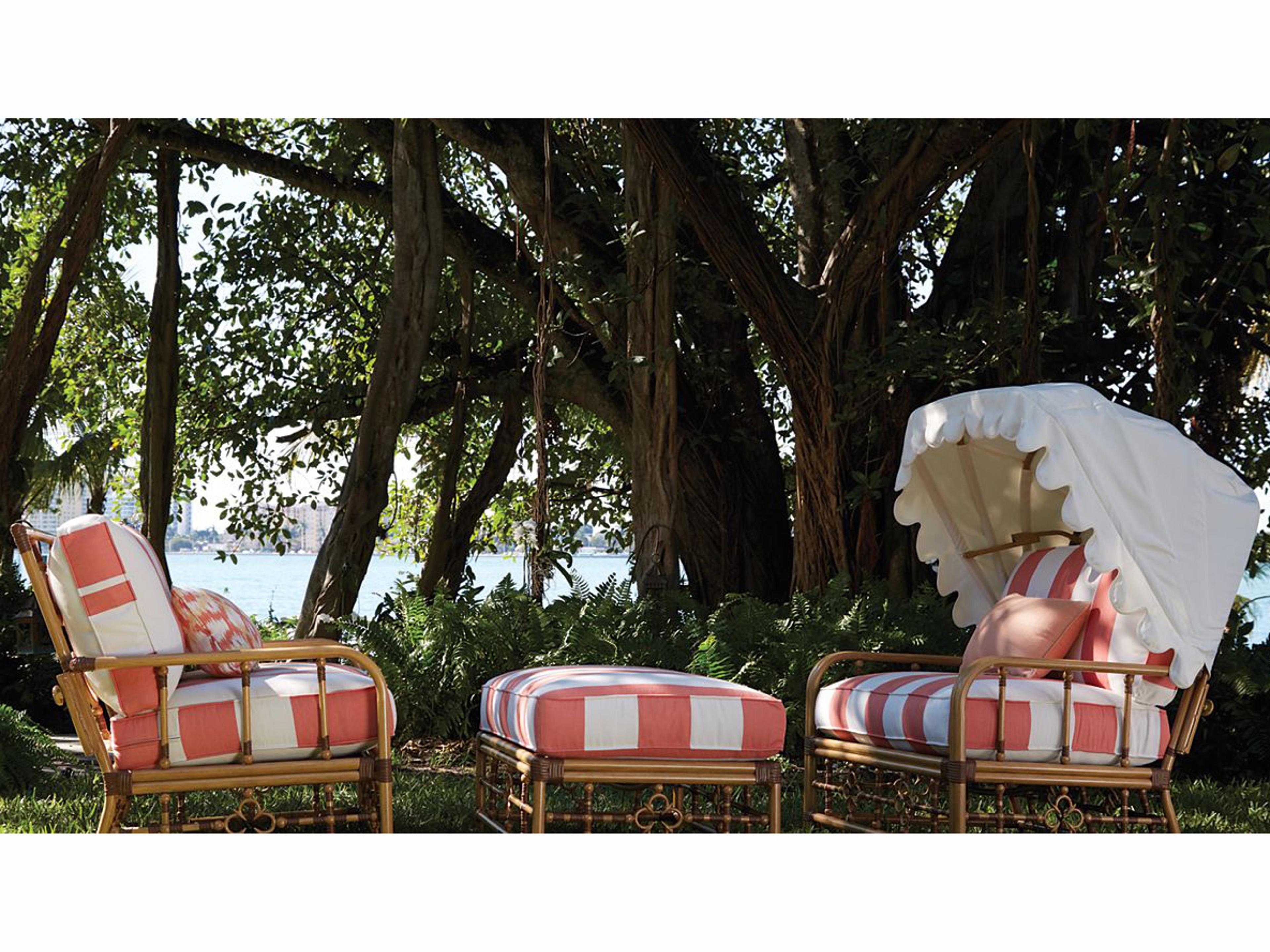 Mimi By Celerie Kemble Aluminum Cushion Outdoor Patio Lounge Set