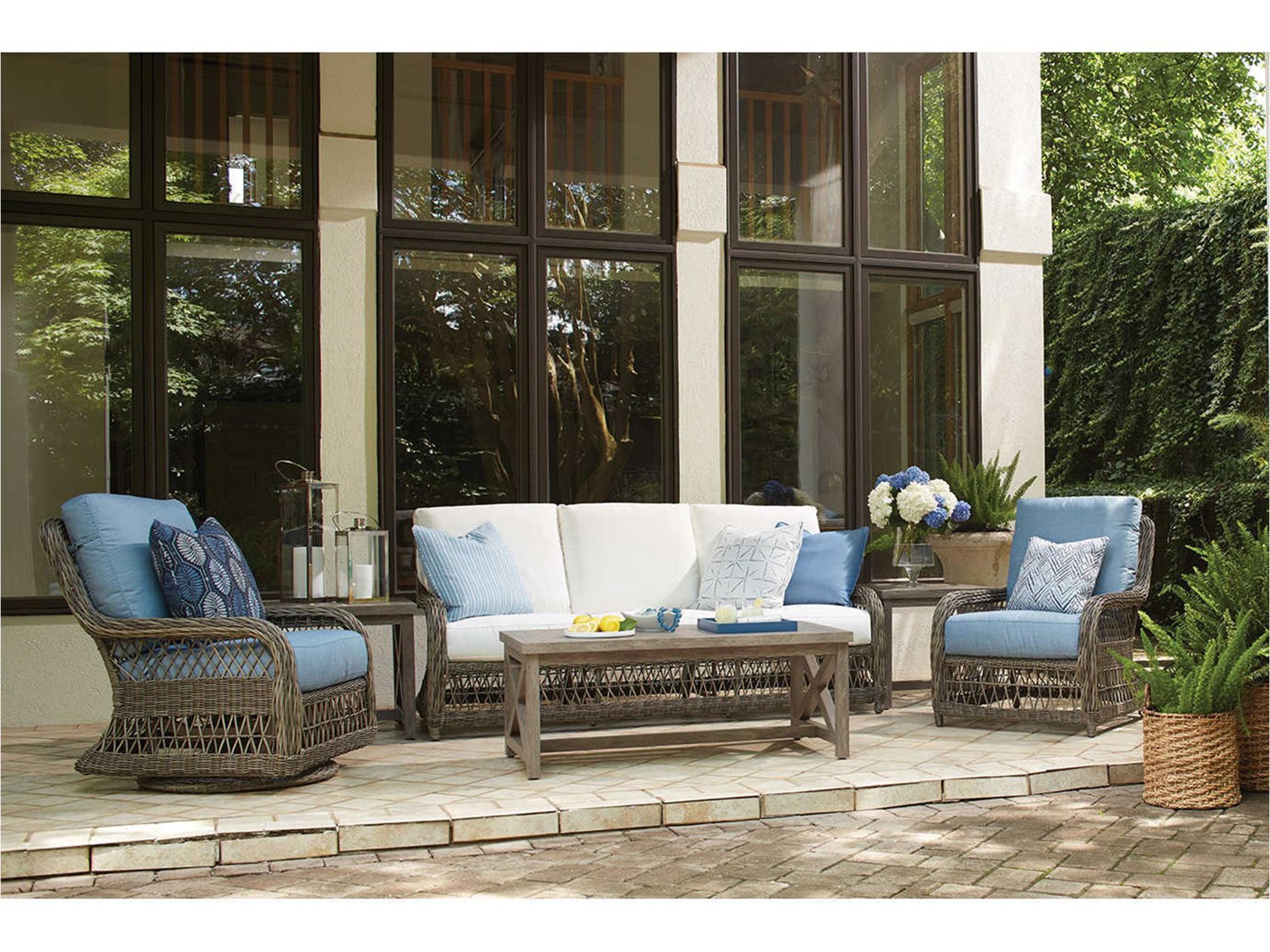 Mystic Harbor Wicker Outdoor Lounge Set