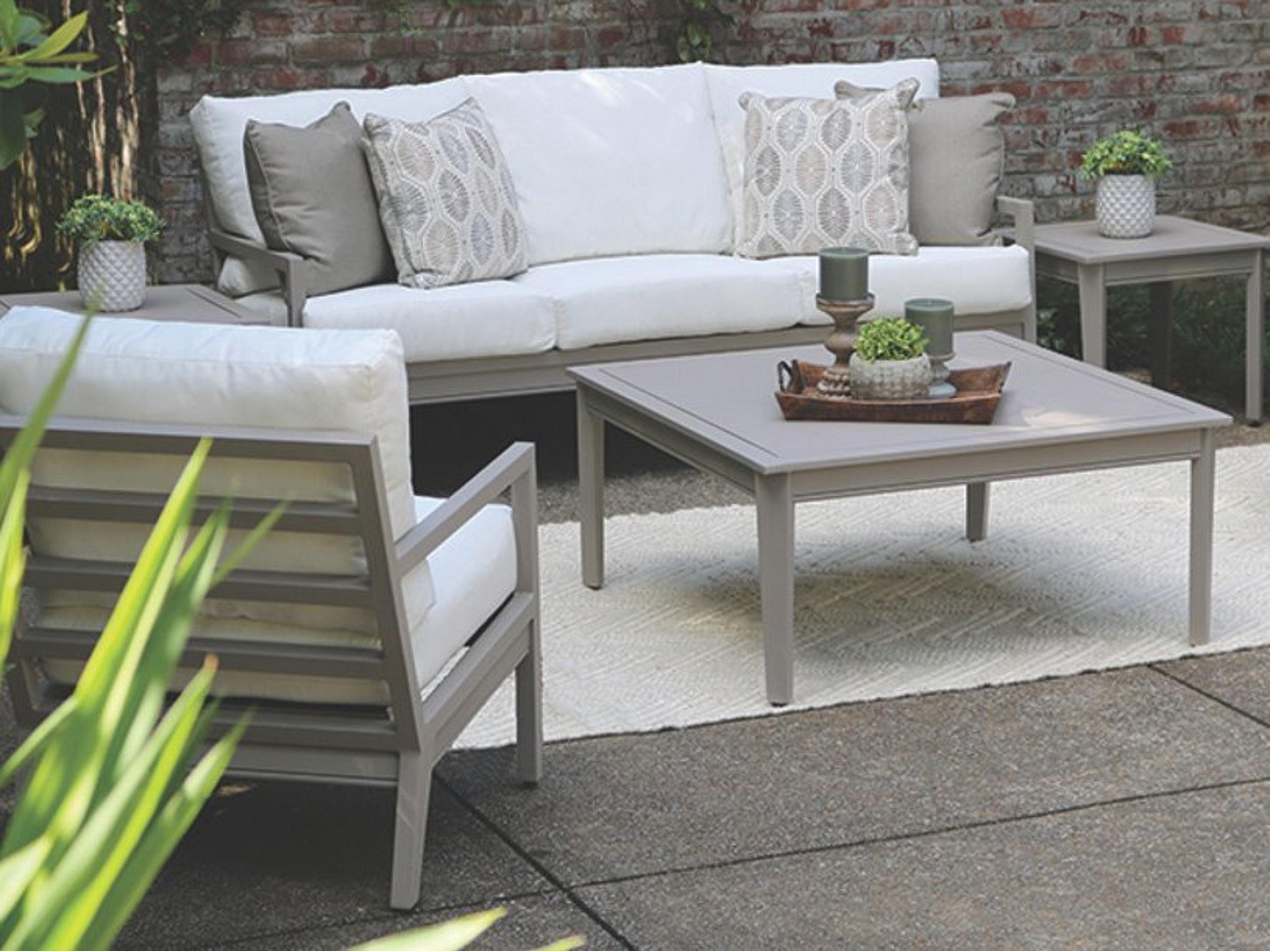 Santa Rosa Cushion Aluminum Outdoor Lounge Set