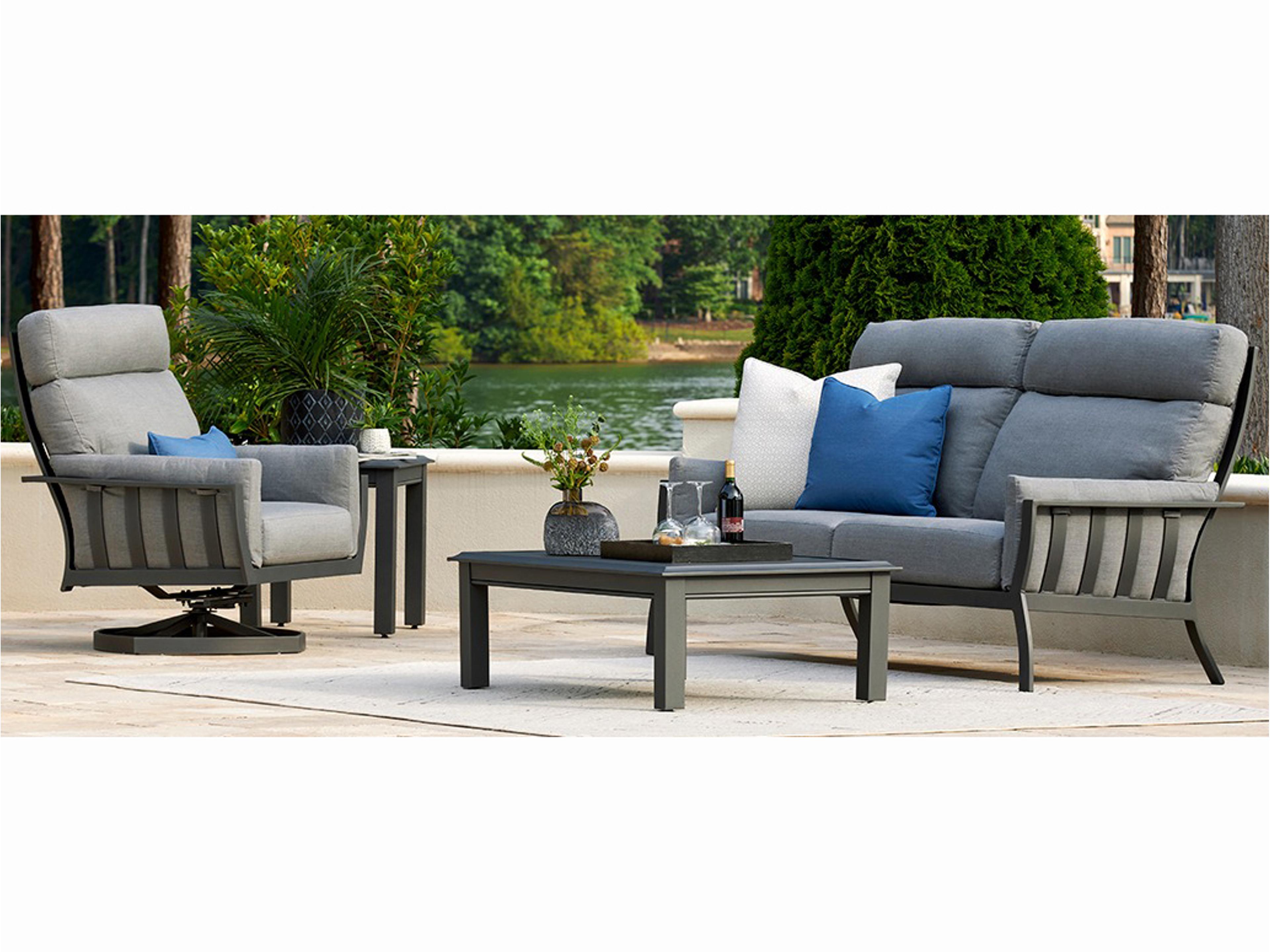 Smith Lake Aluminum Cushion Patio Lounge Set