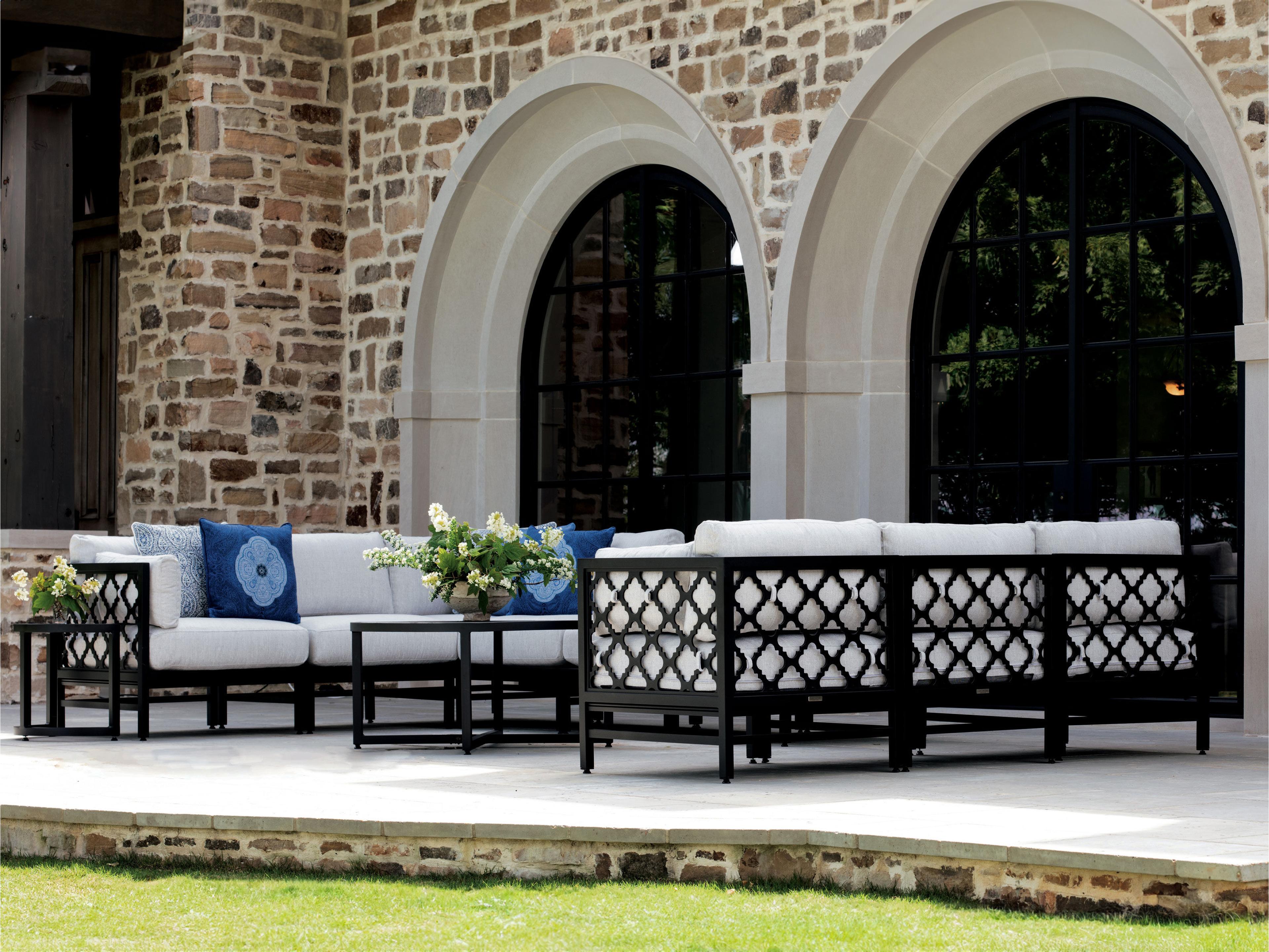 Willow Garden Aluminum Cushion Outdoor Patio Lounge Set