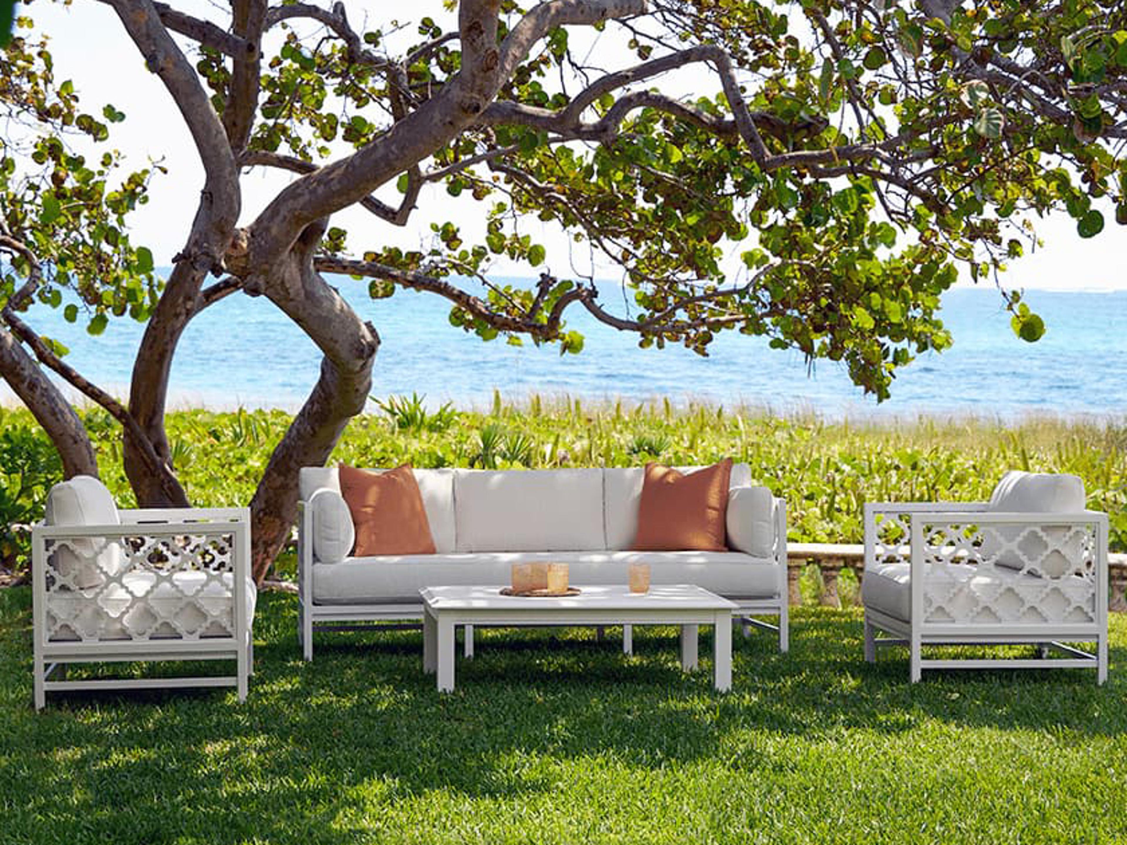 Willow Garden Aluminum Cushion Outdoor Lounge Set