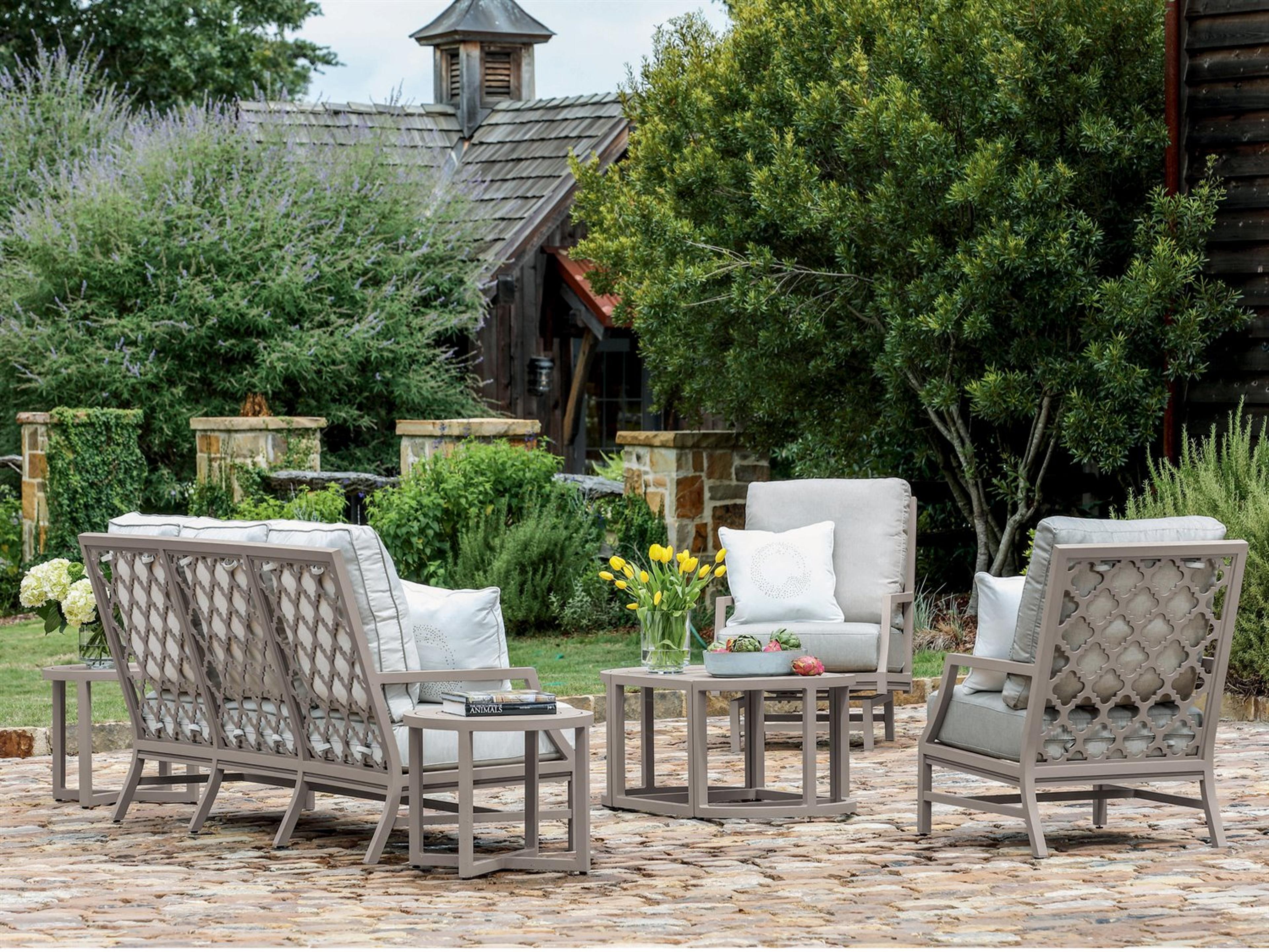 Willow Aluminum Outdoor Patio Lounge Set