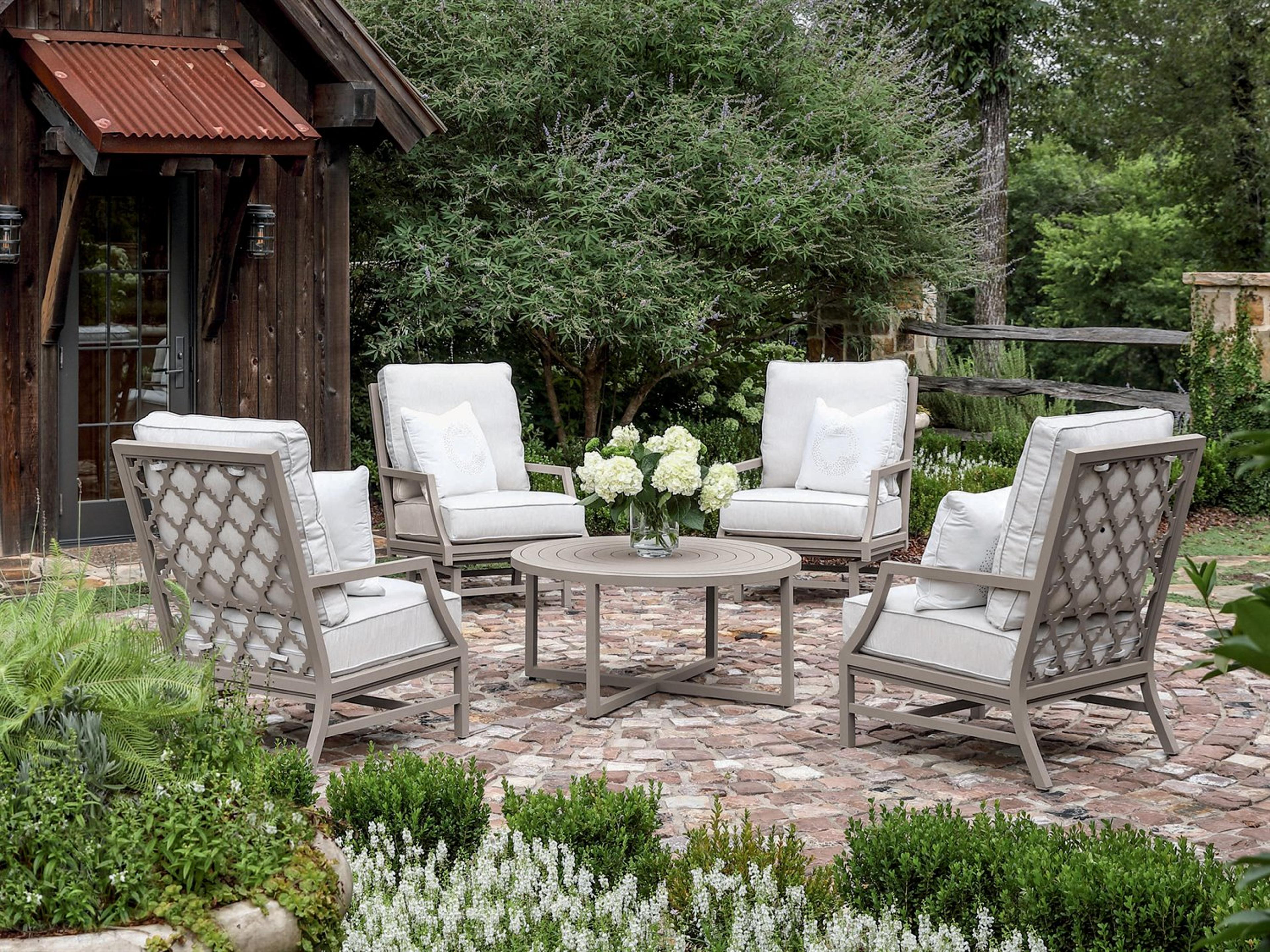 Willow Aluminum Outdoor Lounge Set