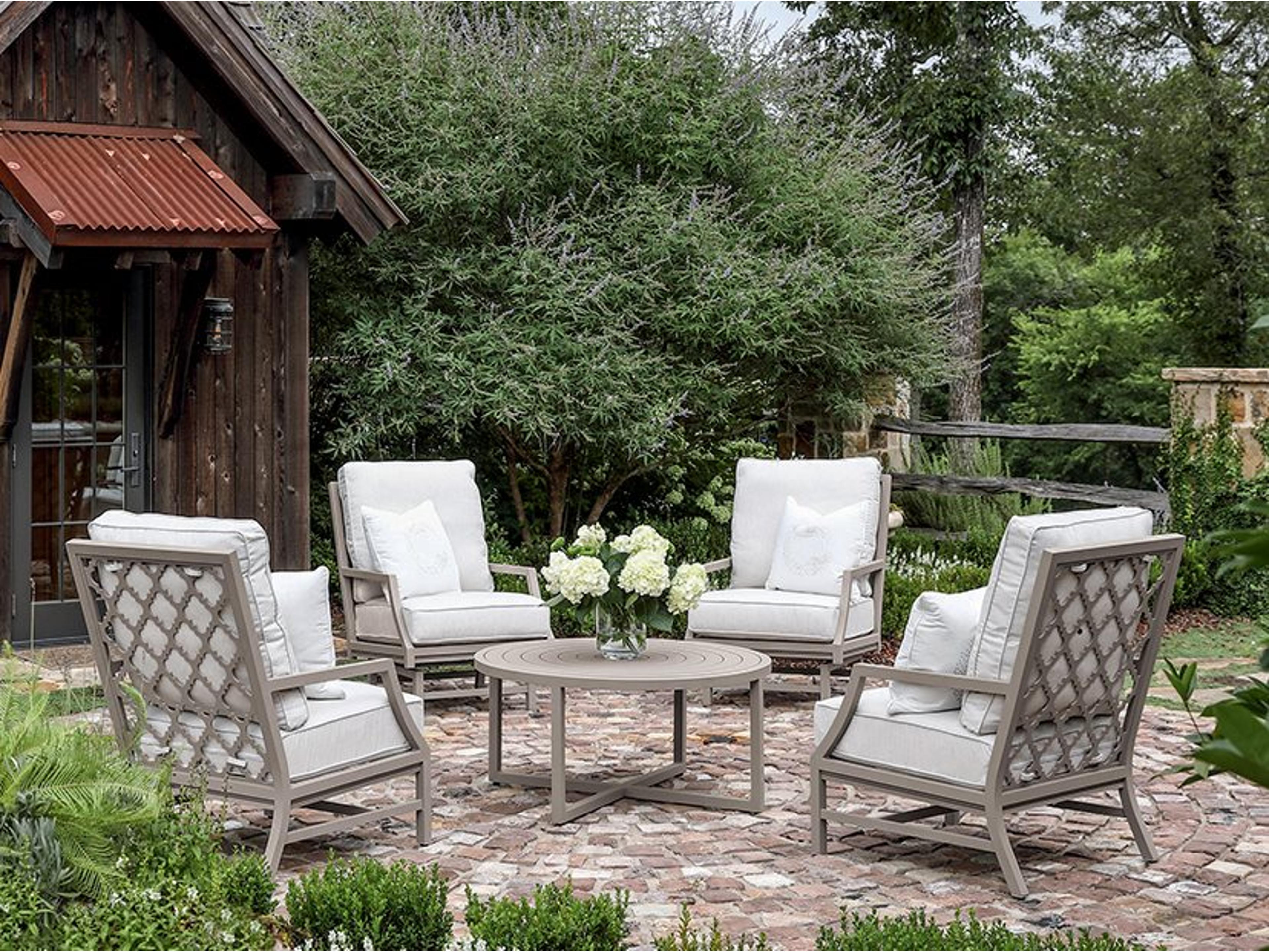 Willow Aluminum Outdoor Patio Lounge Set