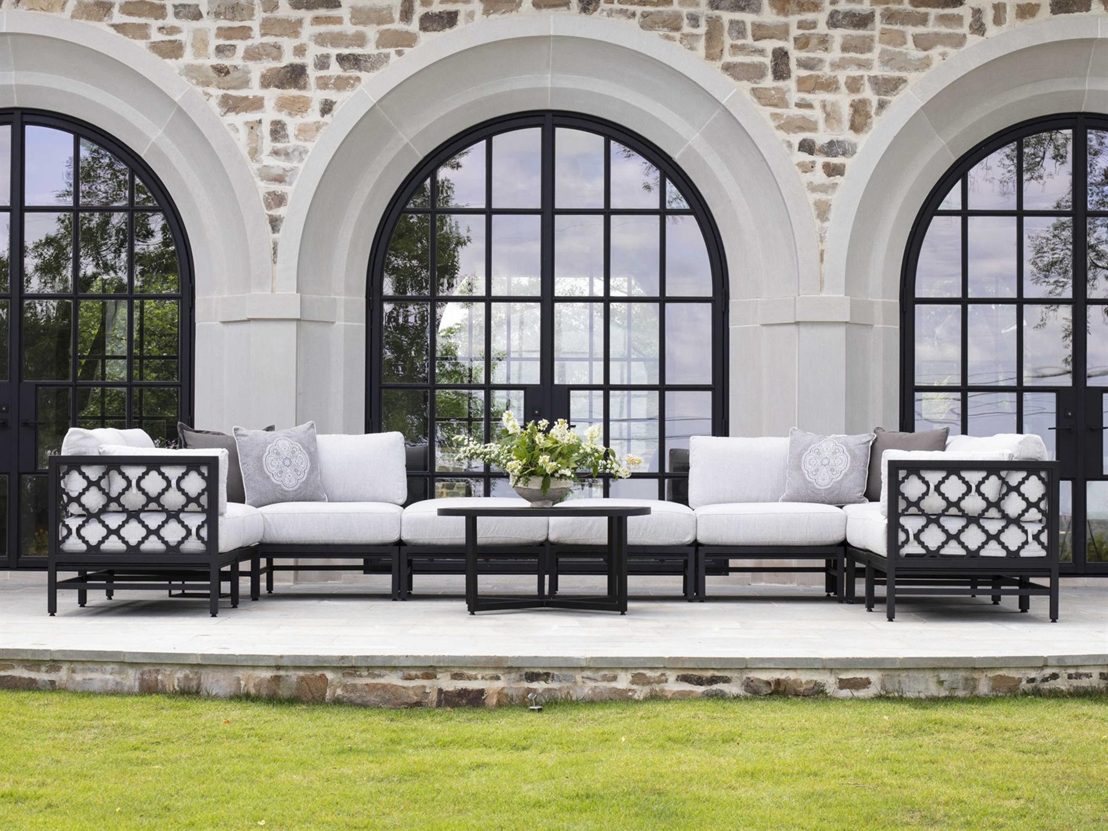 Willow Aluminum Sectional Patio Lounge Set