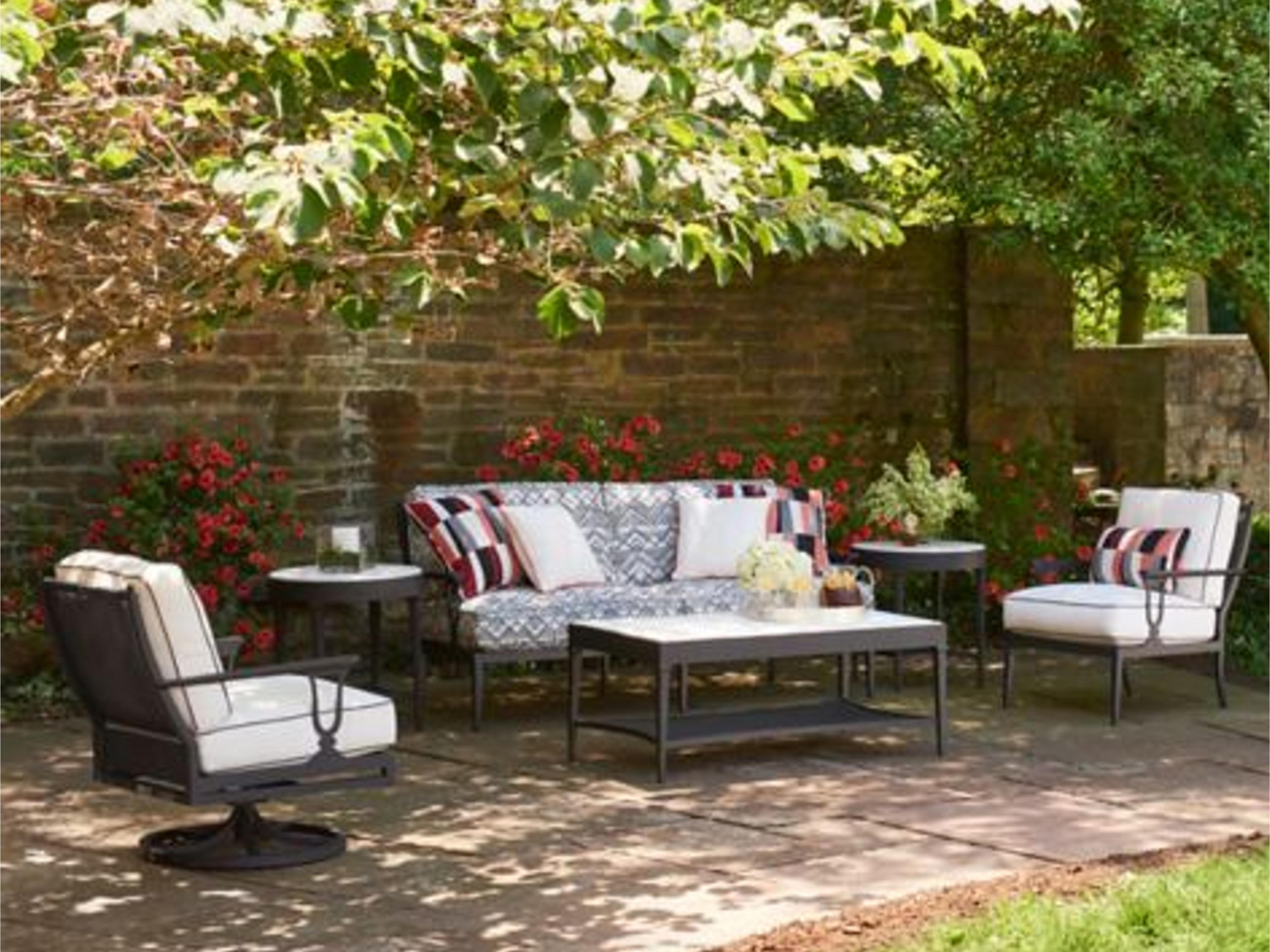 Winterthur Estate Aluminum Cushion Outdoor Lounge Set